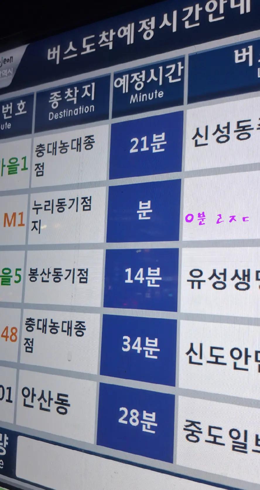 @서울/경기/대전/세종 버스(102 크레이지 제T)