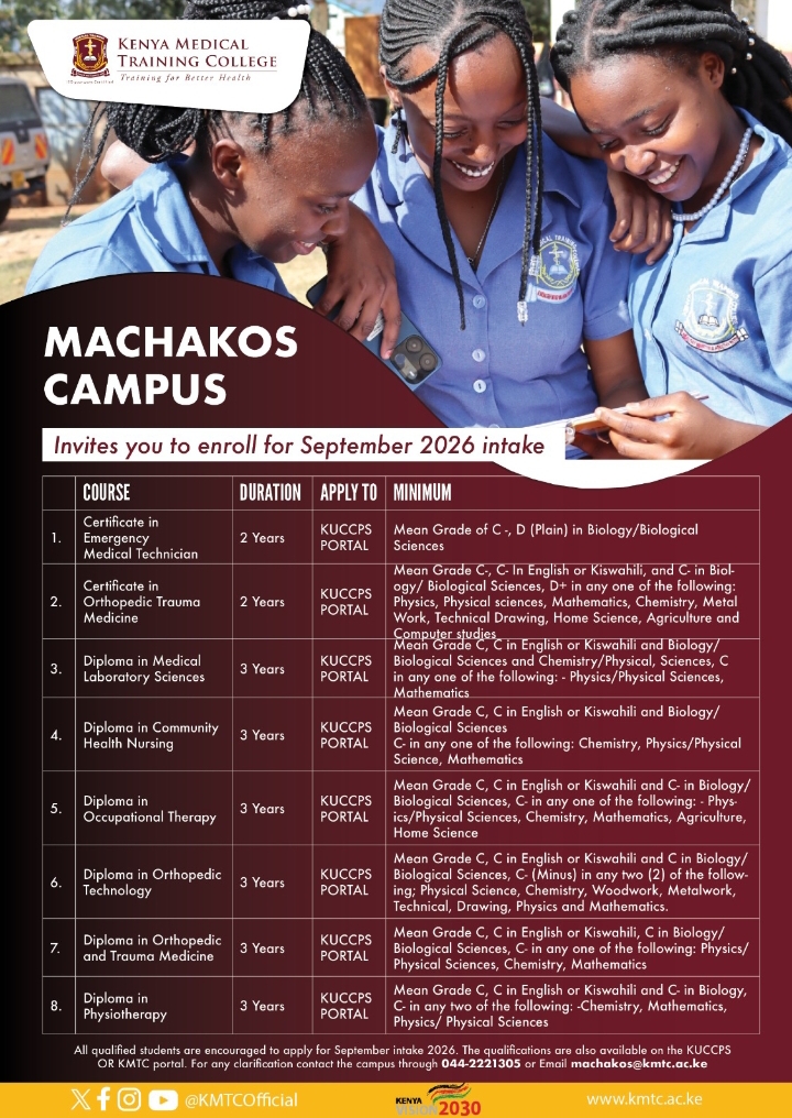 @☄️KMTC🦋MACHAKOS ☄️