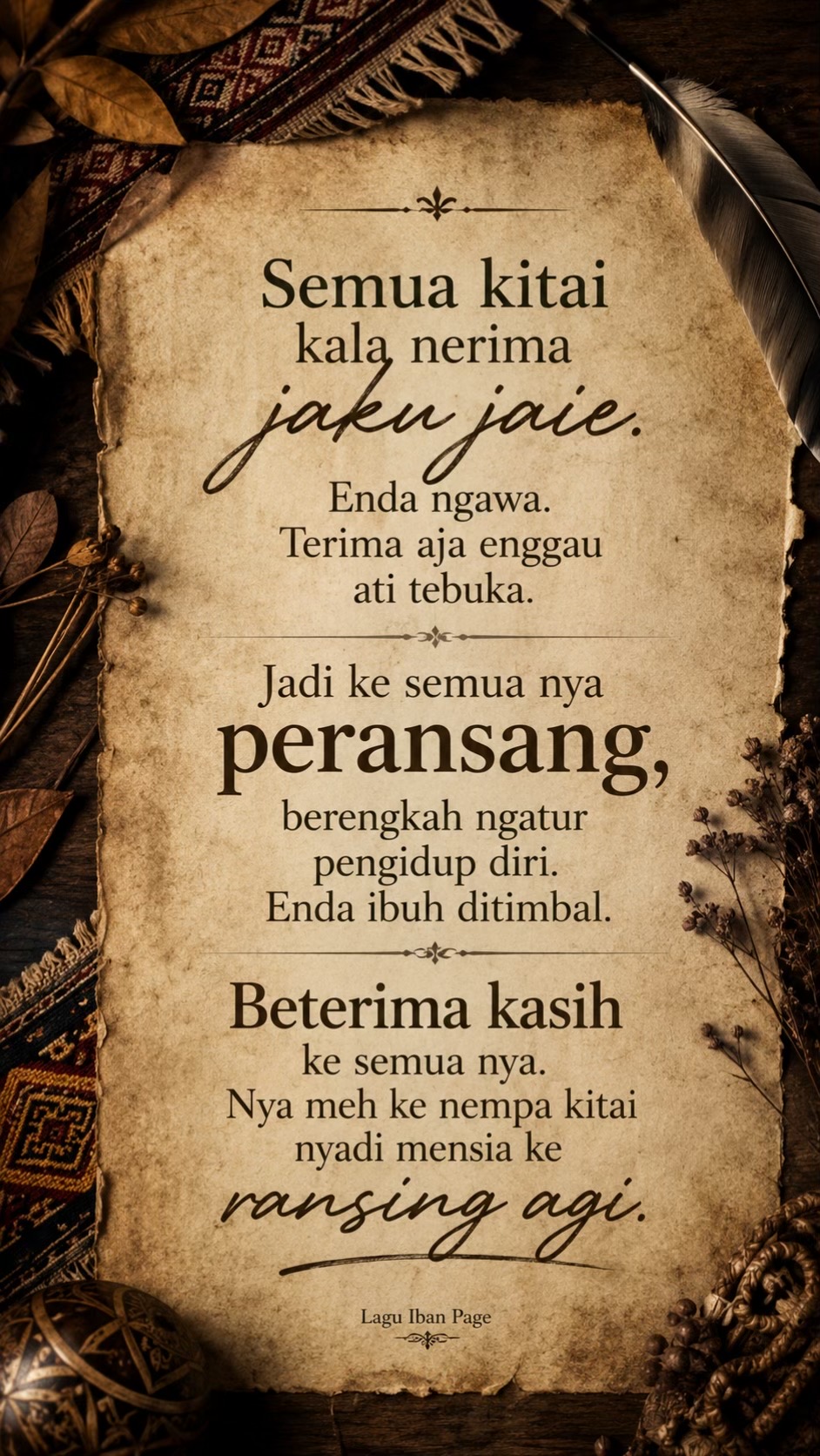 @Lagu Iban