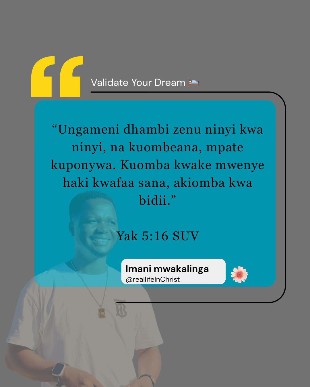 @Imani Mwakalinga