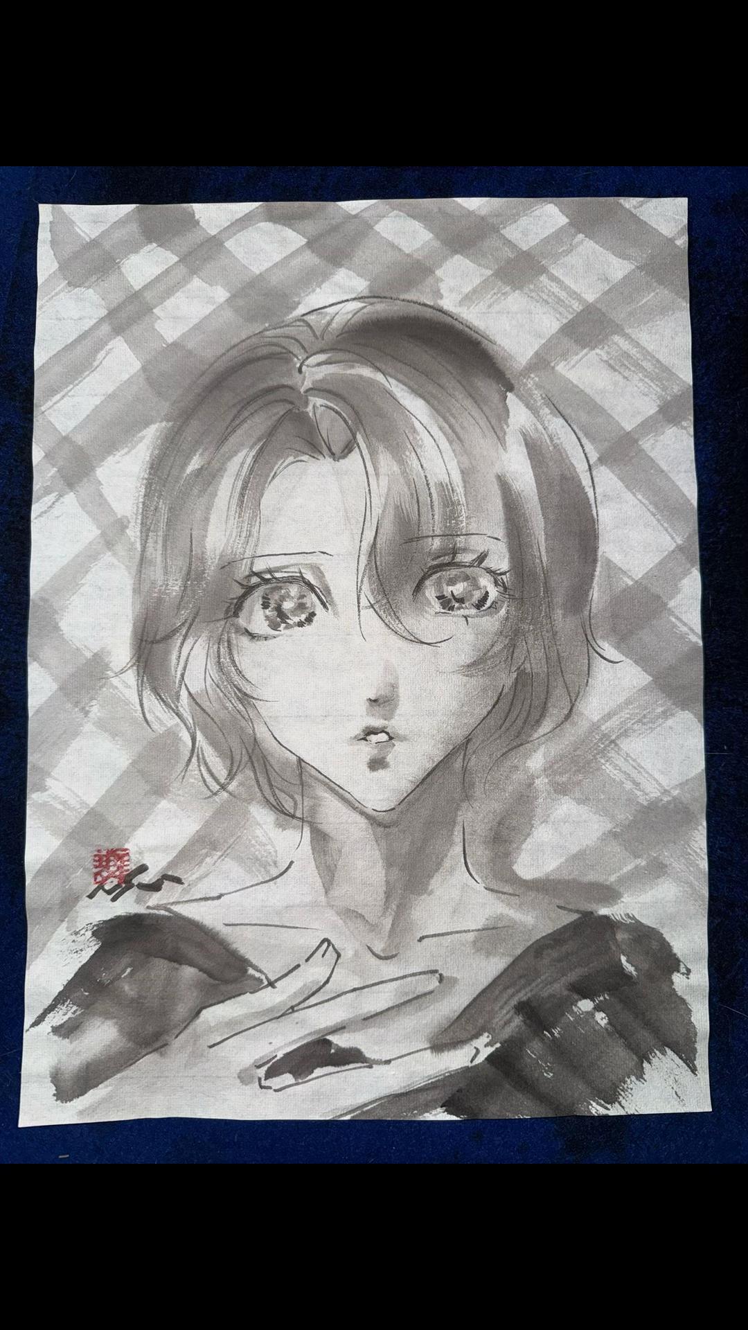 @まさい【うーちゃんちの墨絵画家】