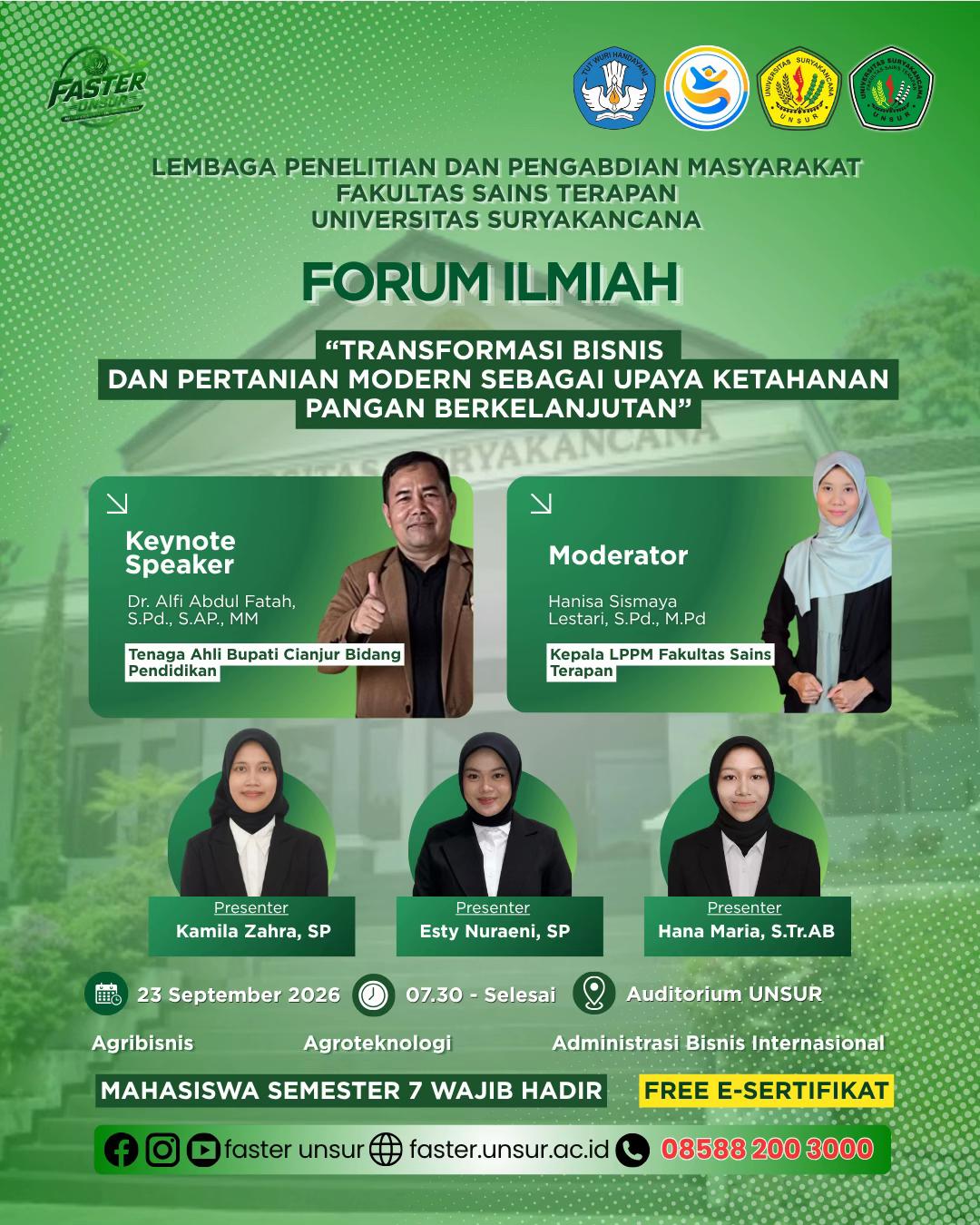 @FASTER UNSUR