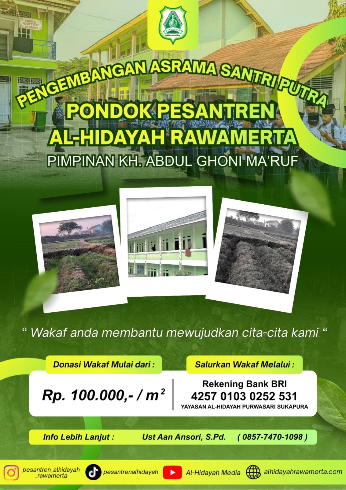 @Pesantren alhidayah Rawamerta