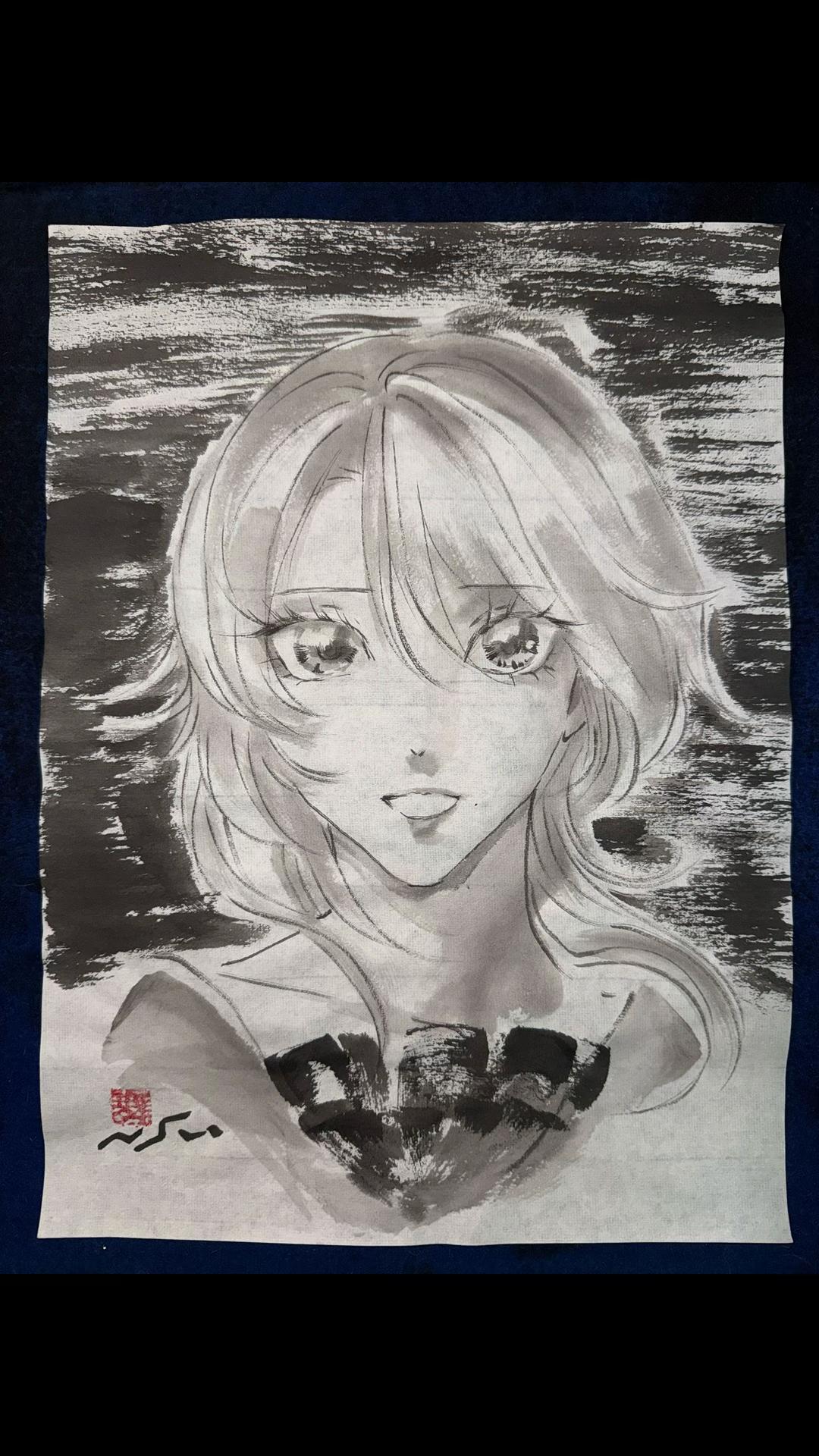 @まさい【うーちゃんちの墨絵画家】