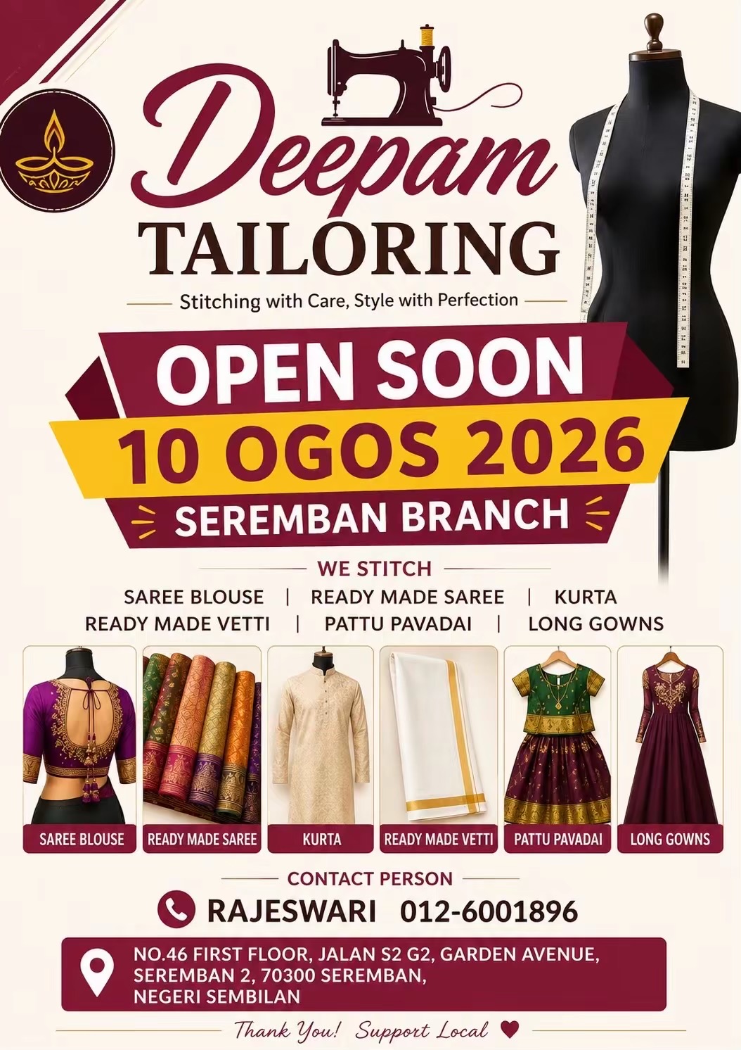 @Deepam Boutique And Tailoring