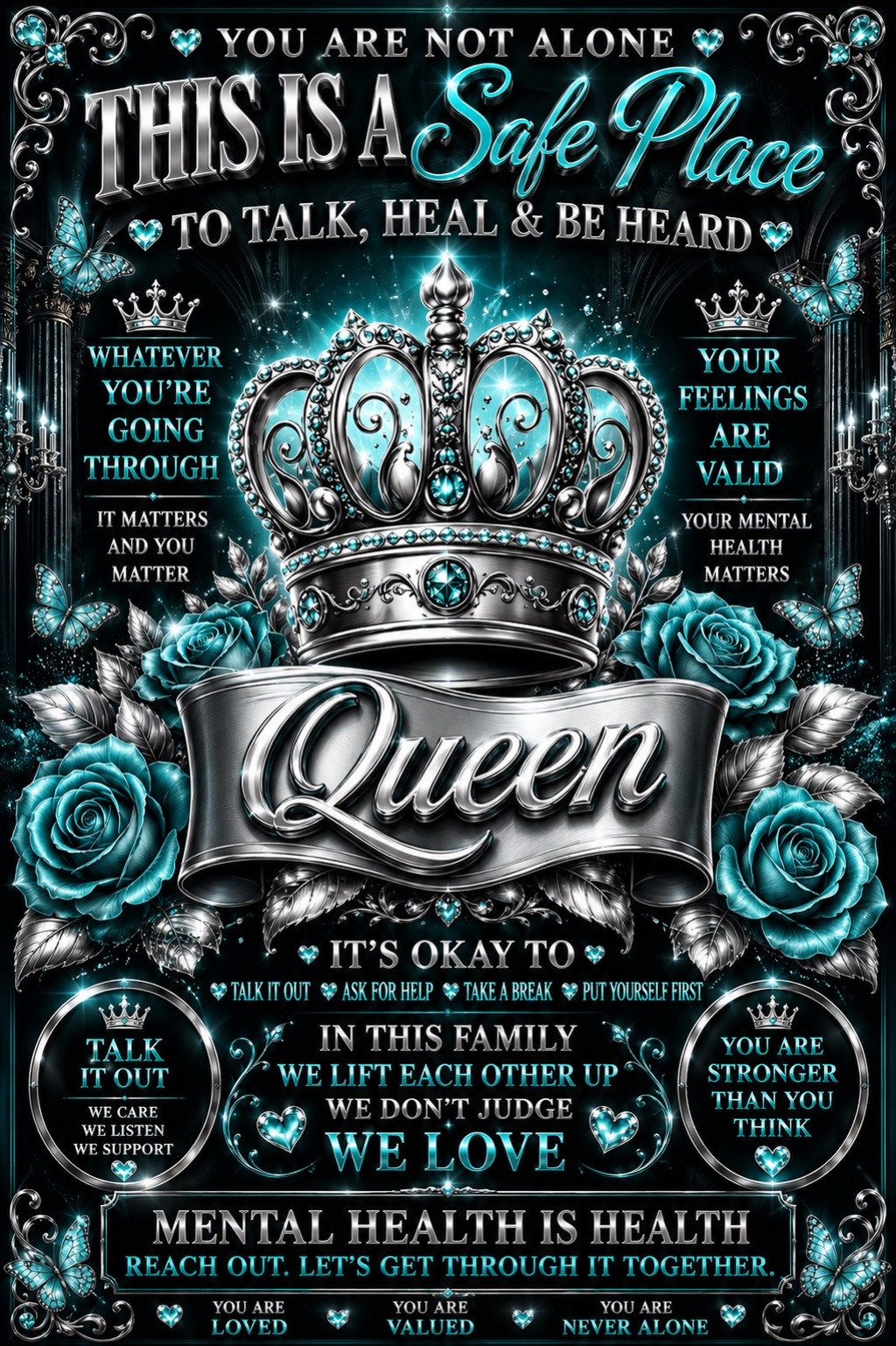 @🩵👑 𝑸𝒖𝒆𝒆𝒏 👑🩵🌈