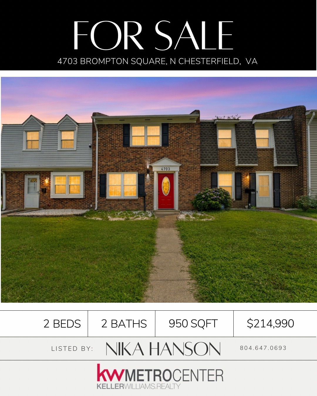 @Nika Hanson, RVA Realtor