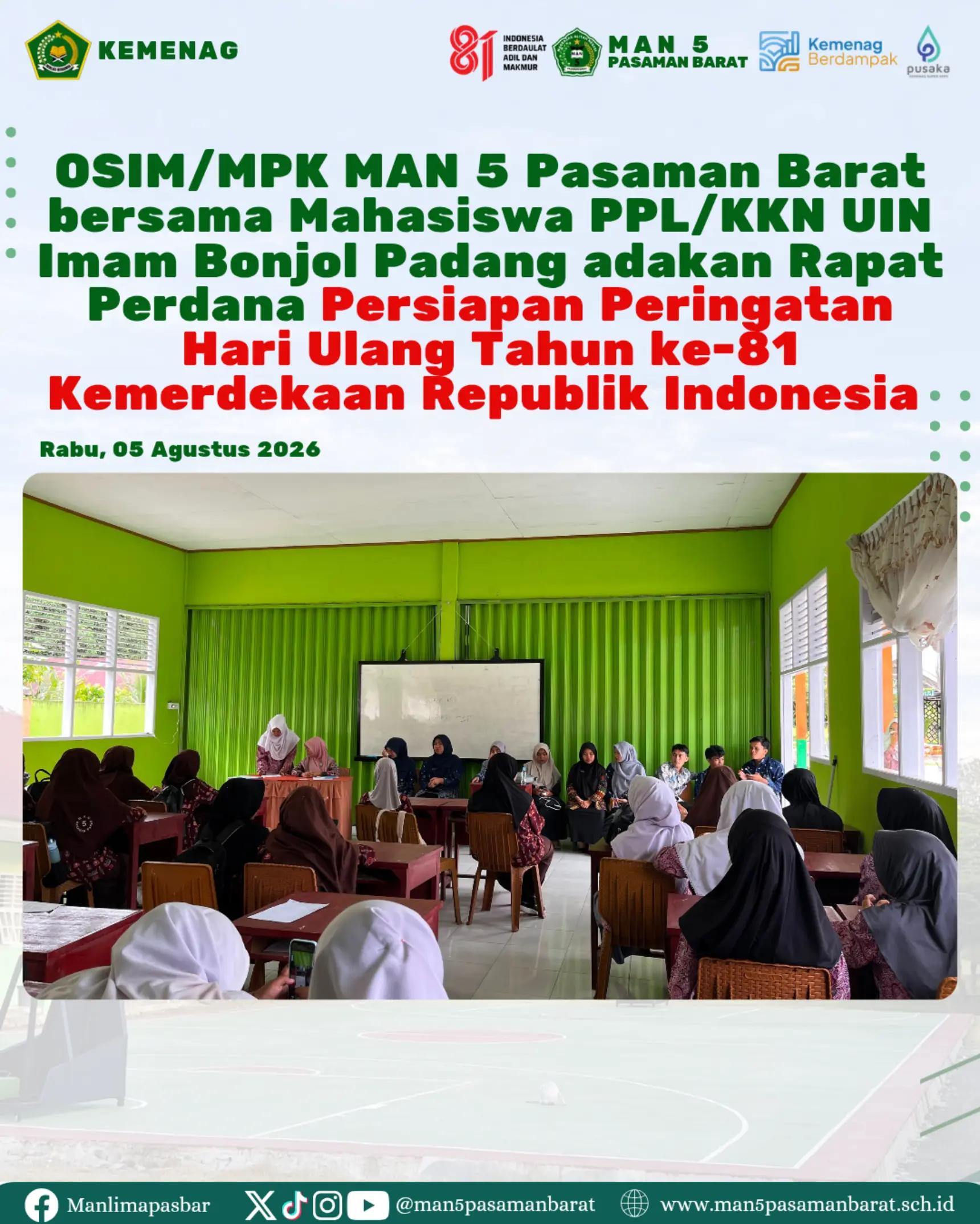 @MA Negeri 5 Pasaman Barat
