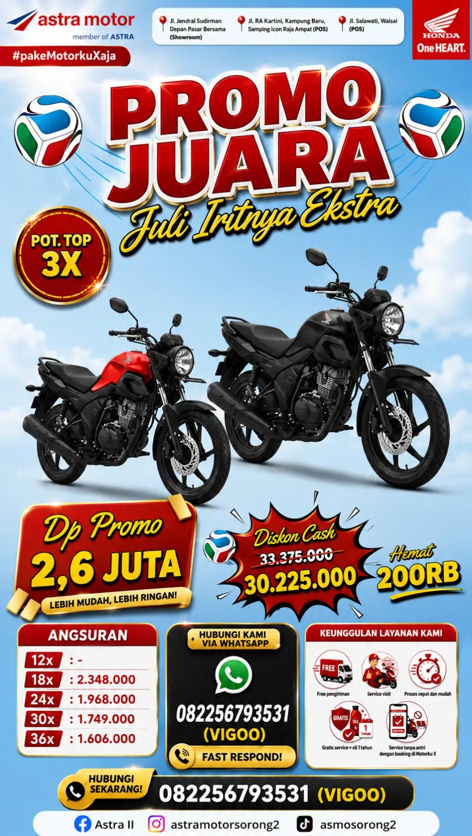 @JORZ HONDA SORONG ²