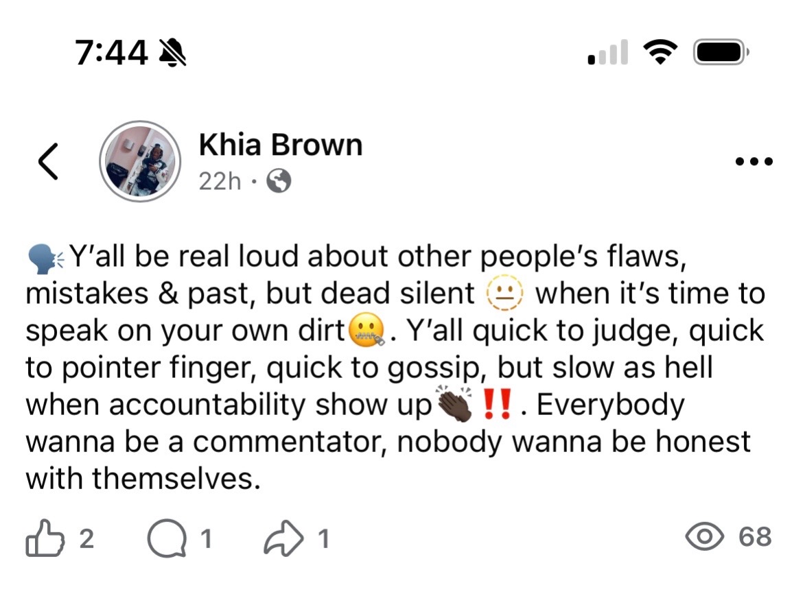 @Khia Brown