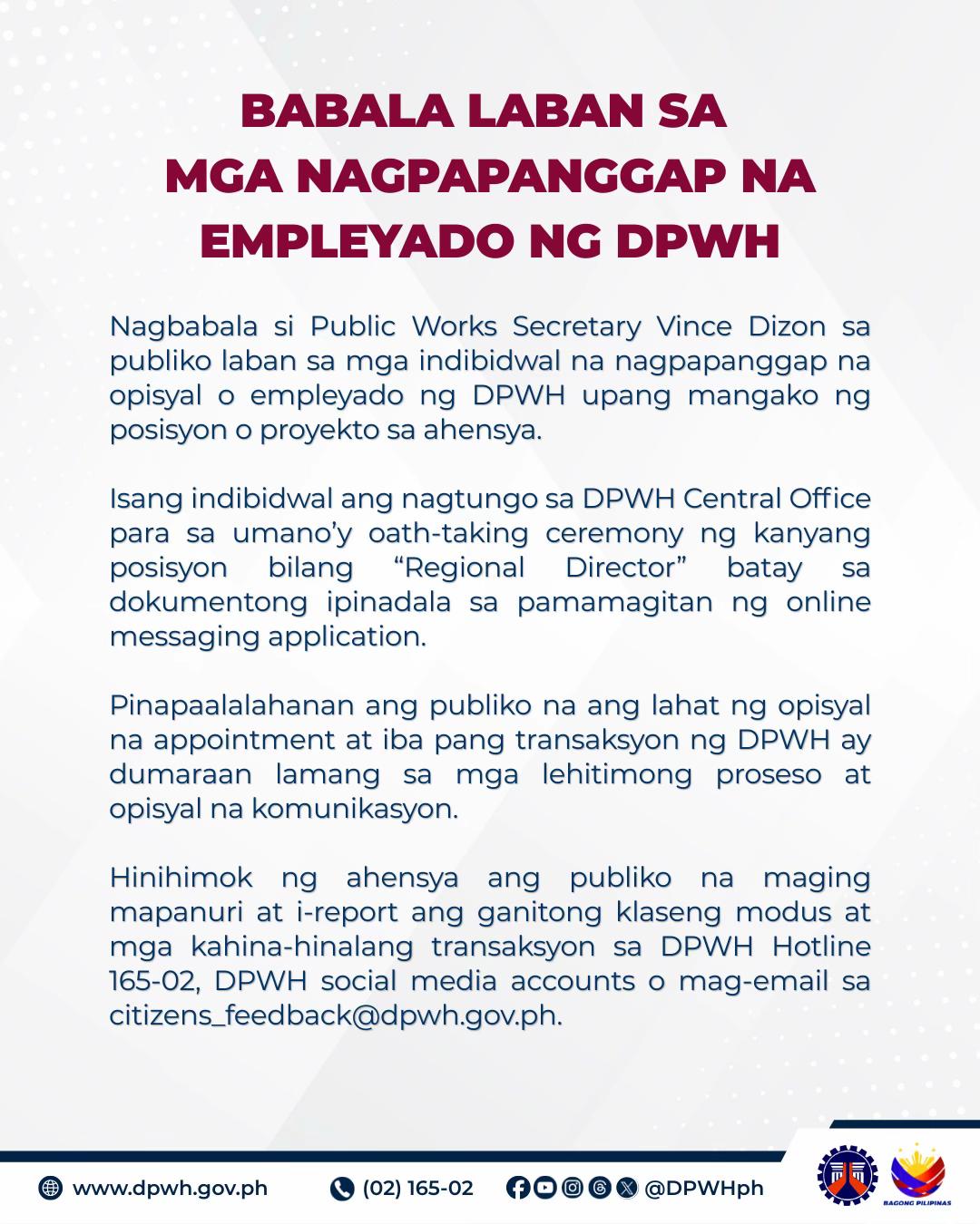 @DPWHph
