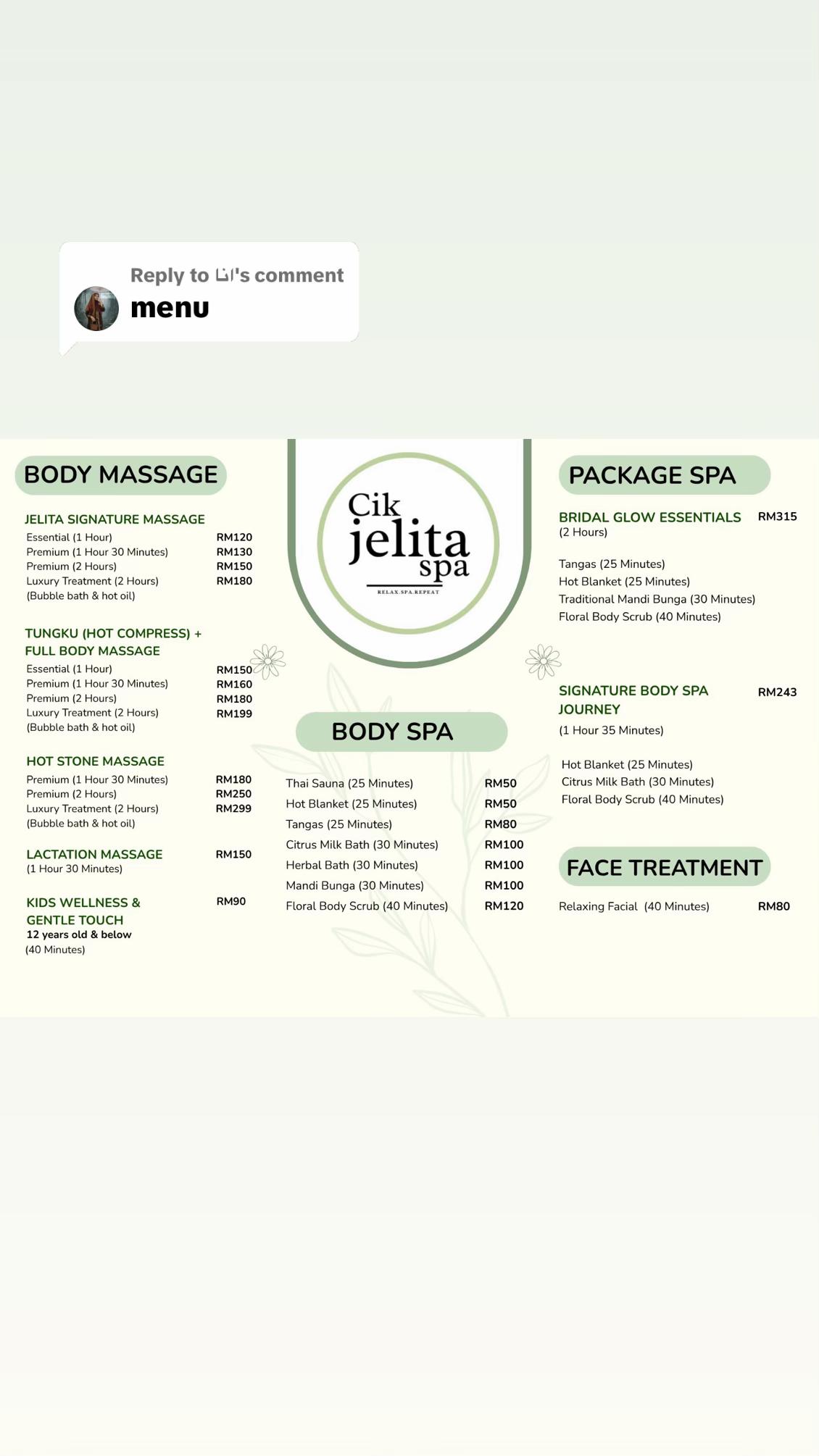 @Cik Jelita spa