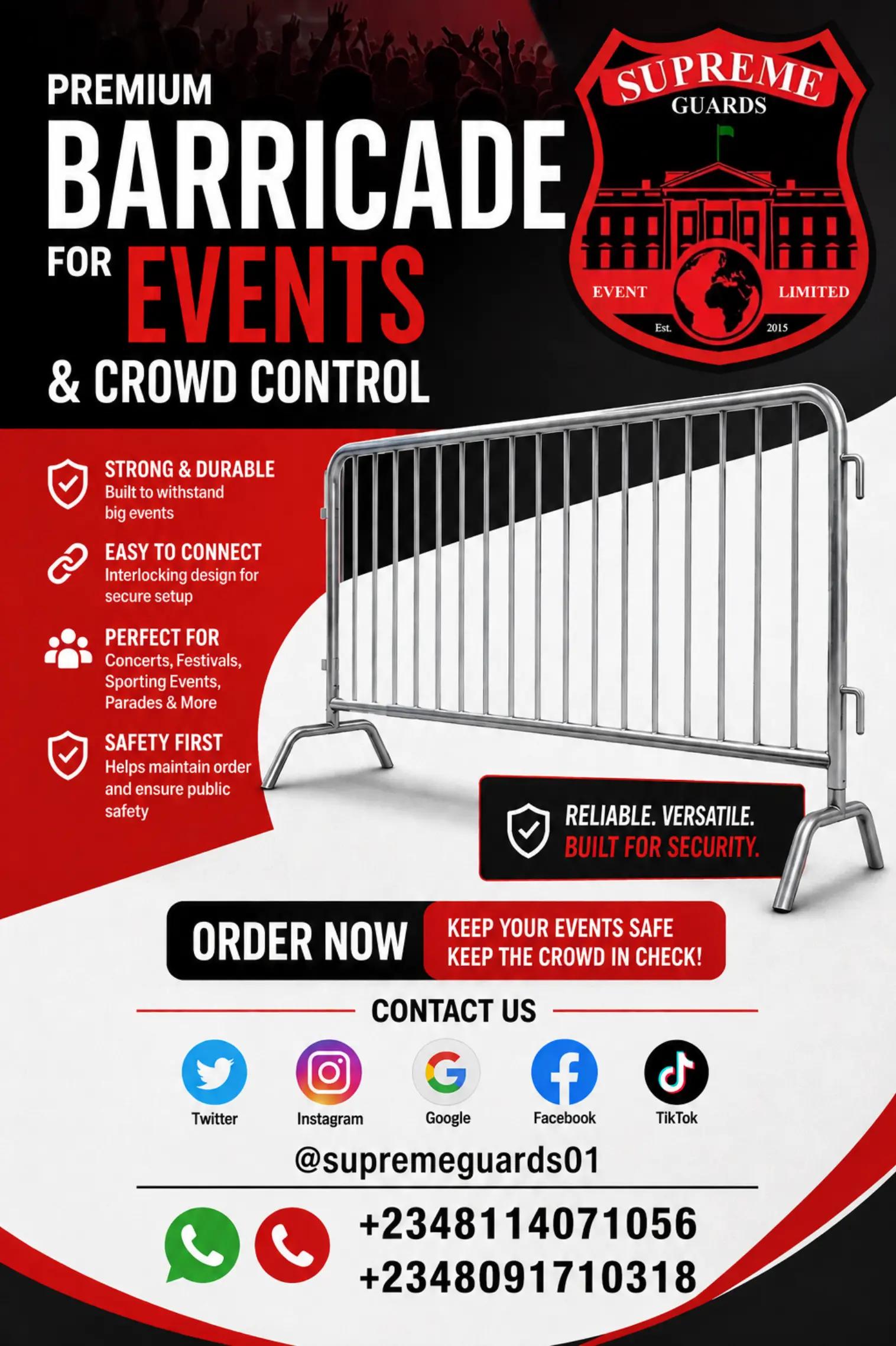 @SUPREME GUARD EVENT LIMITED ®