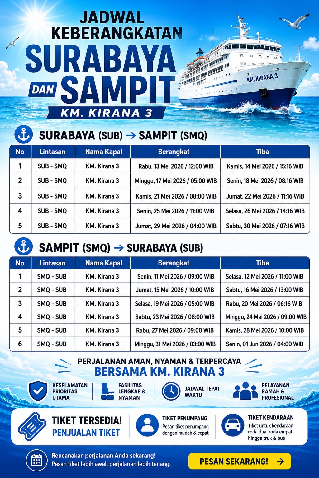 @AGEN RESMI TIKET- KAPAL LAUT