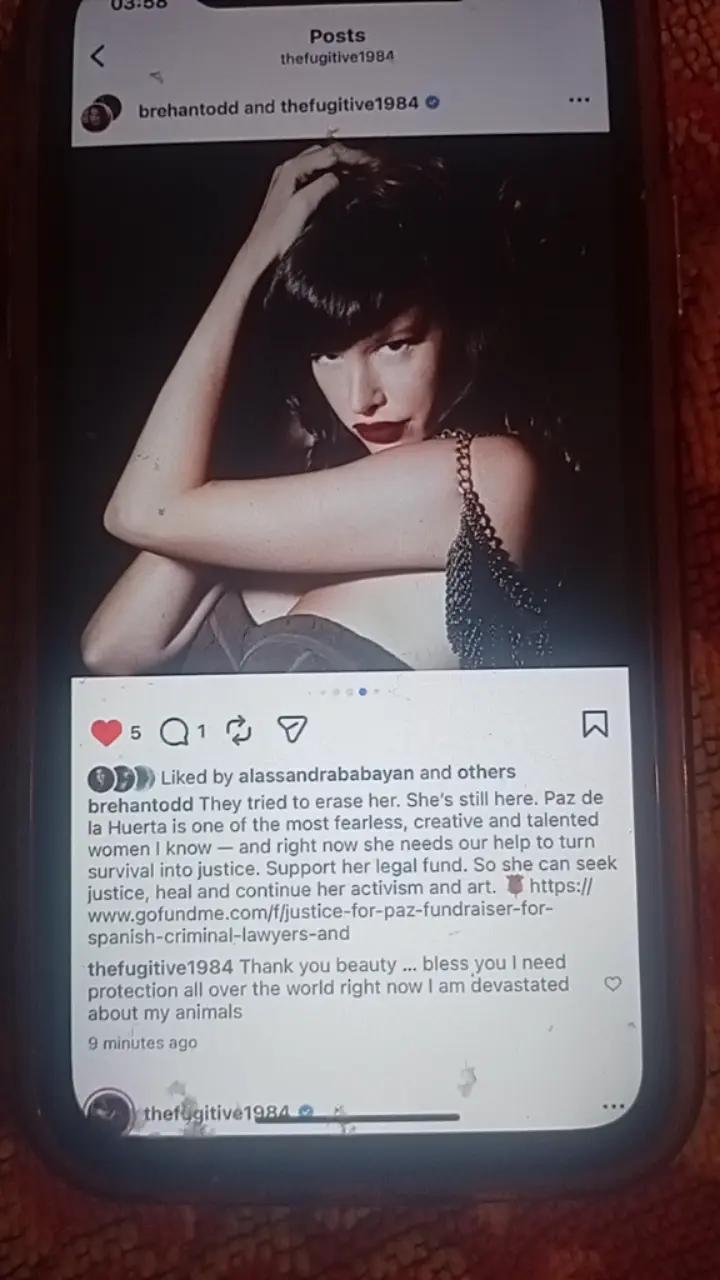 @paz de la Huerta