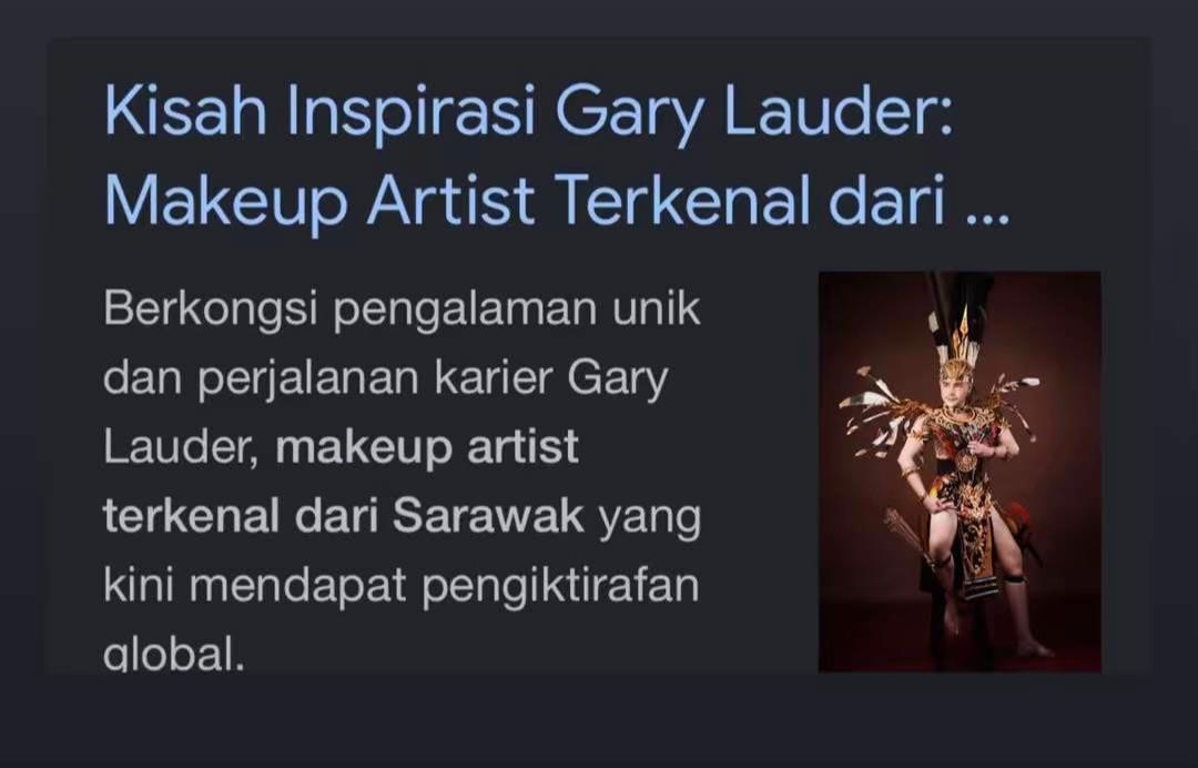 @MR MUA Sarawak GARY LAUDER