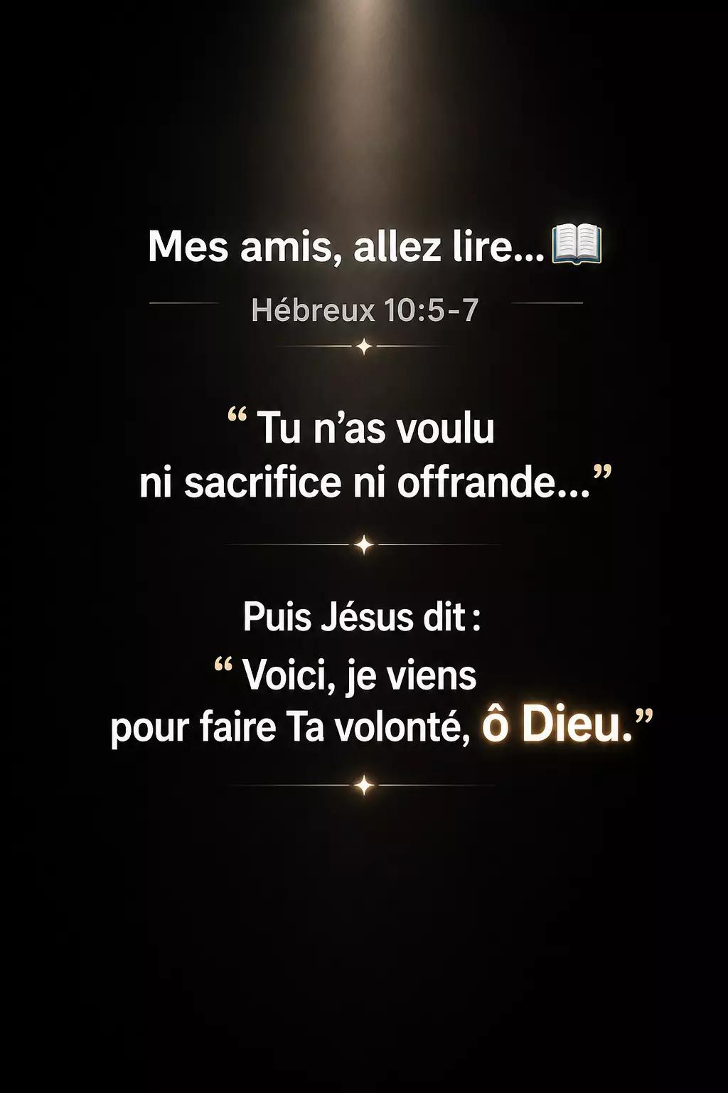 @J&eacute;sus a dit