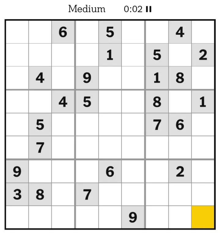 @NYT Sudoku