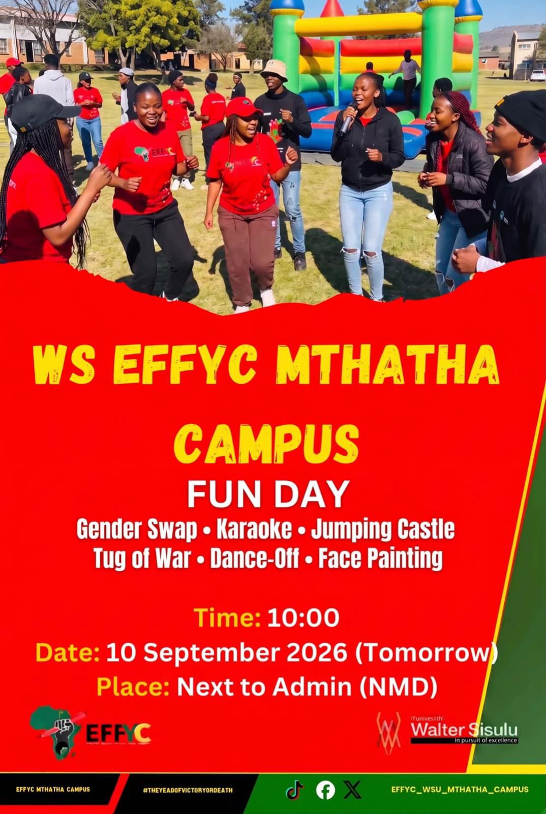 @EFFYC_WSU_MTHATHA Campus