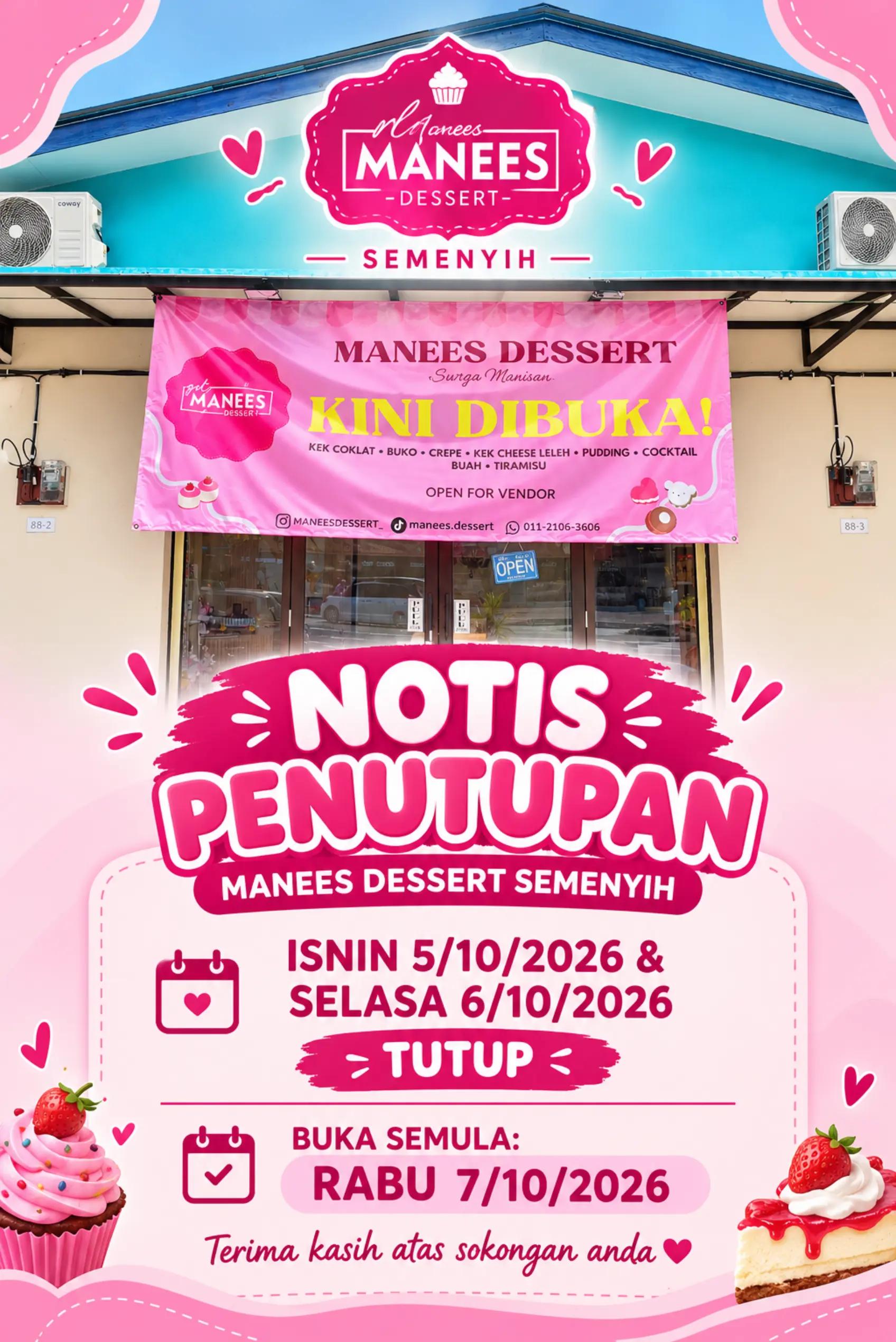 @MANEES DESSERT SEMENYIH