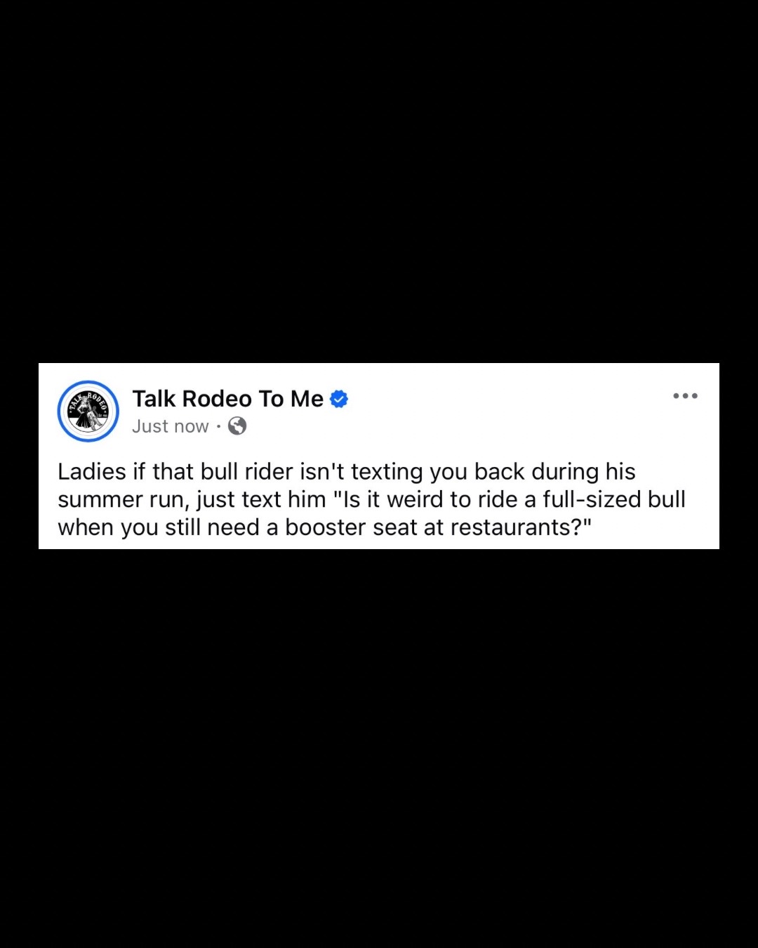@Talk Rodeo To Me