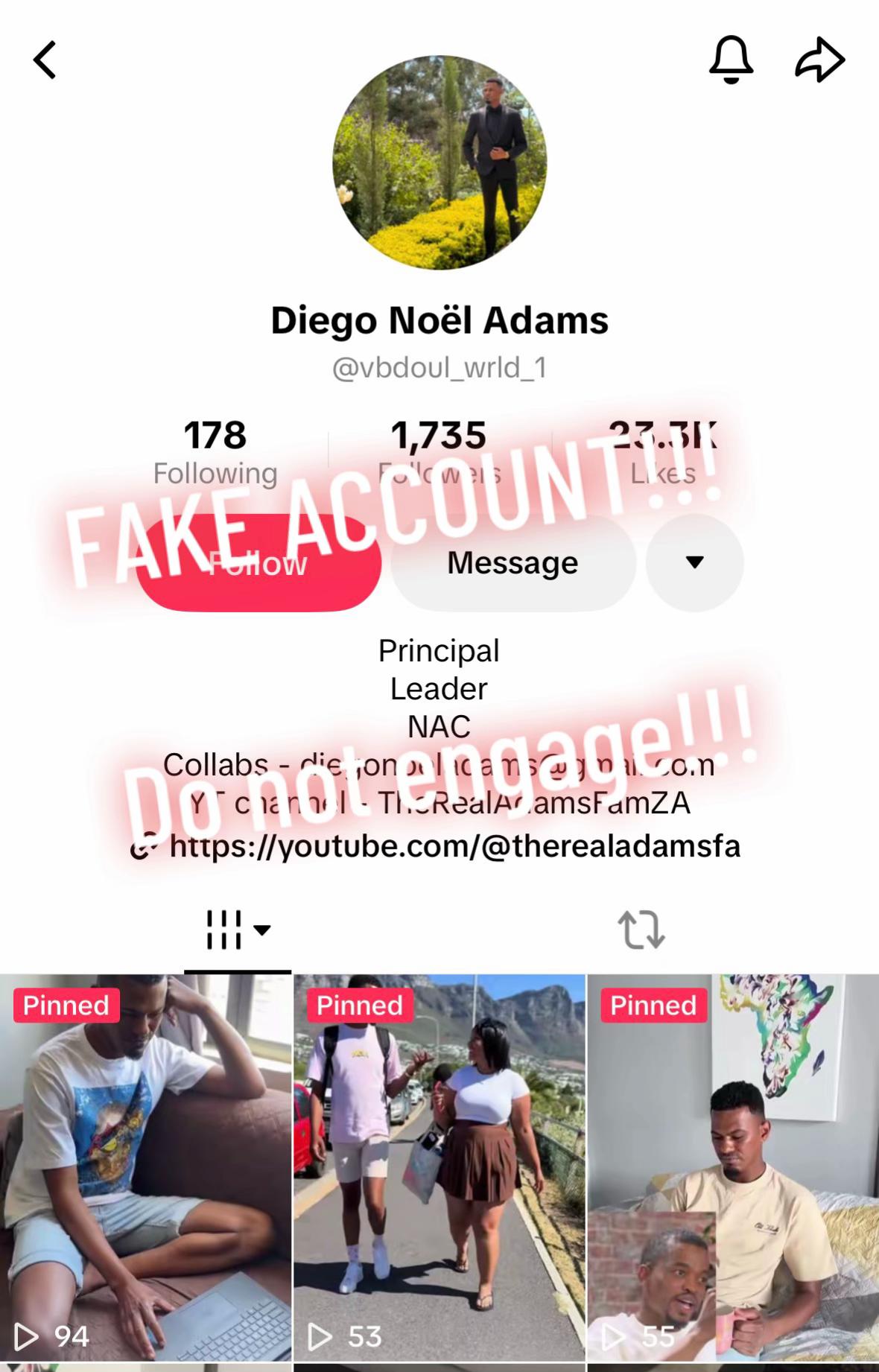 @Diego No&euml;l Adams 🧬