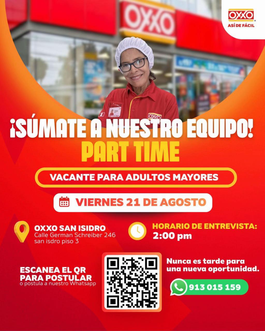 @Trabaja en OXXO Per&uacute;