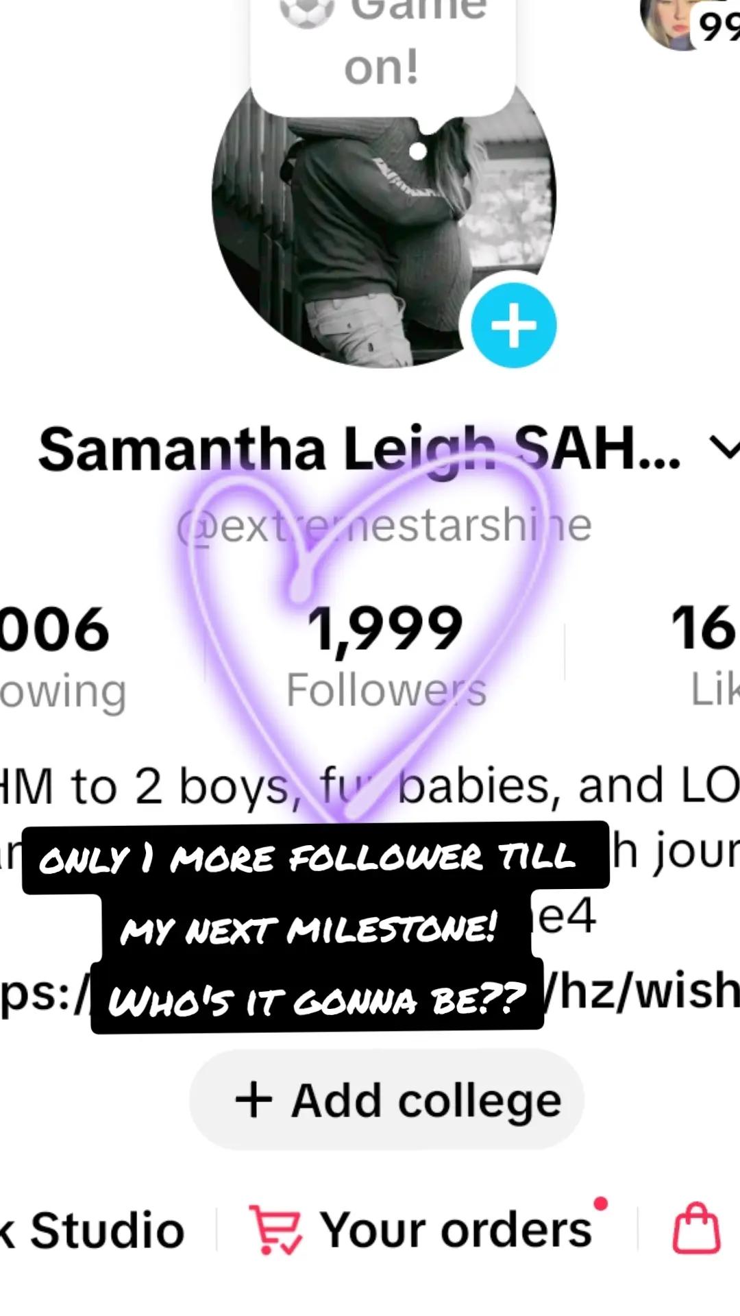 @Samantha Leigh SAHM 💙💙