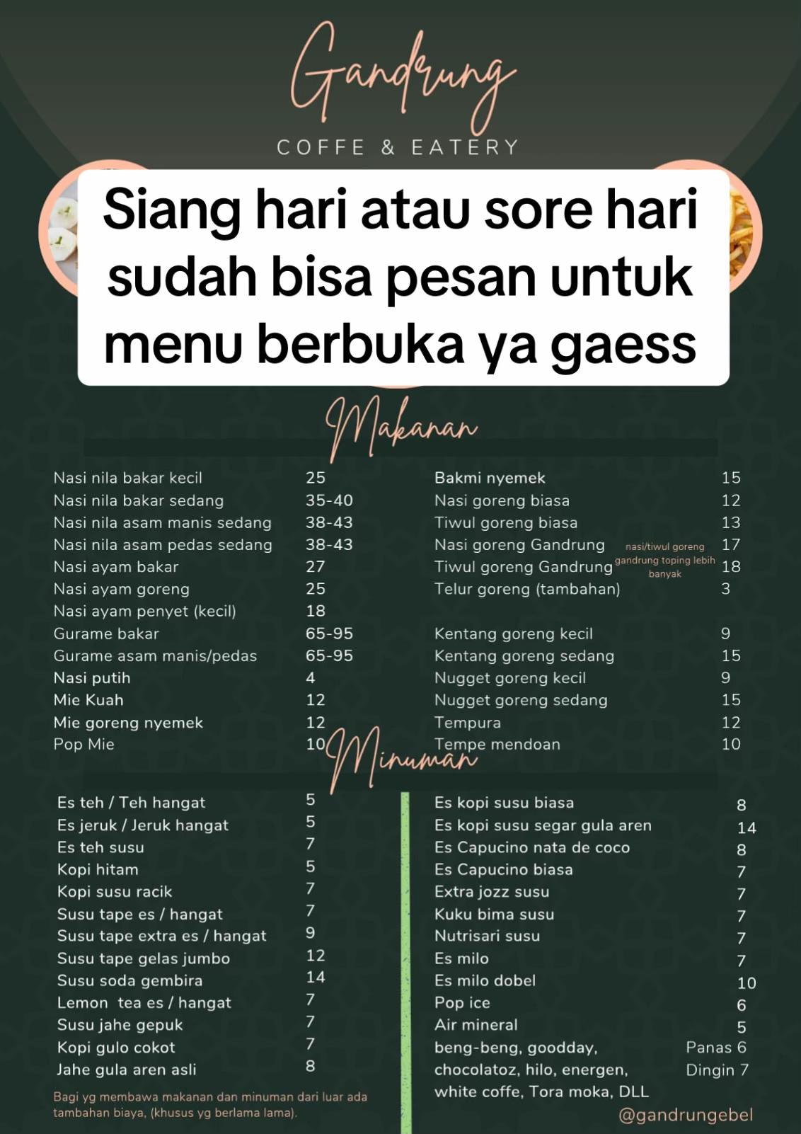 @WARUNG GANDRUNG