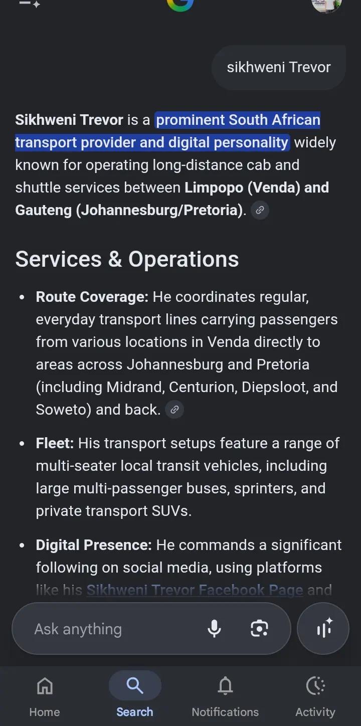 @SIKHWENI TREVOR
