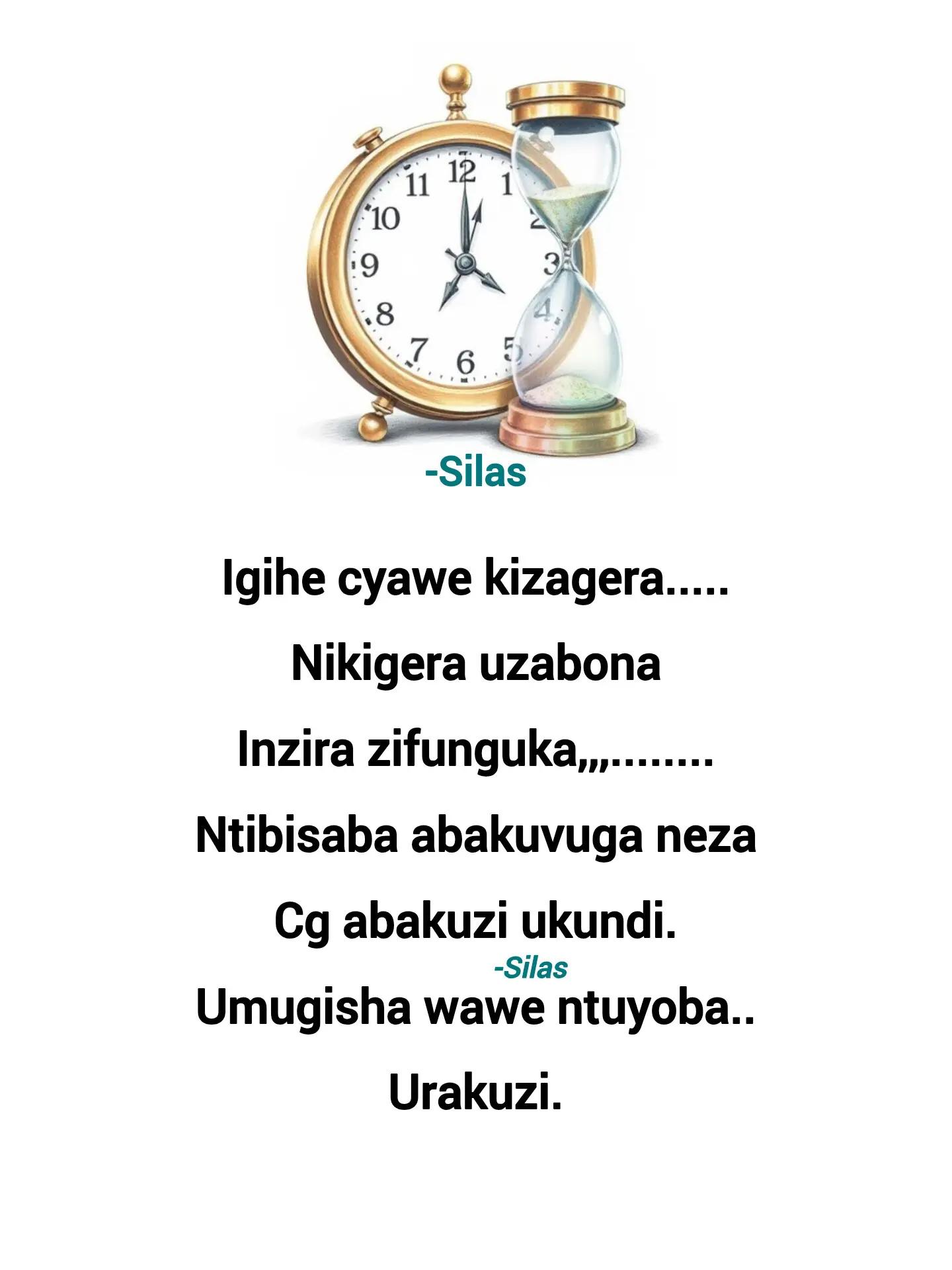 @Silas Nizeyimana