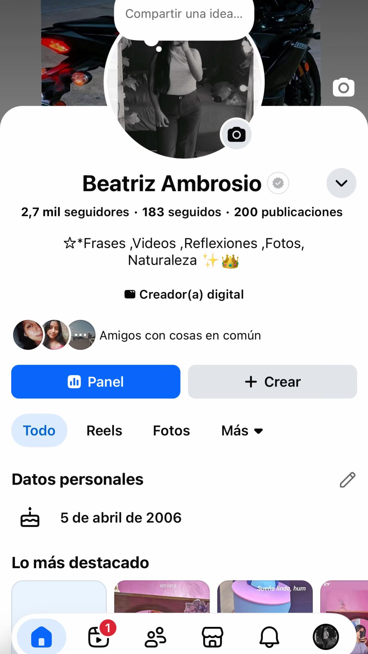 @Beatriz A .