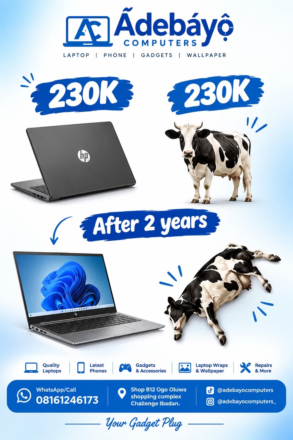 @Laptop store in Ibadan