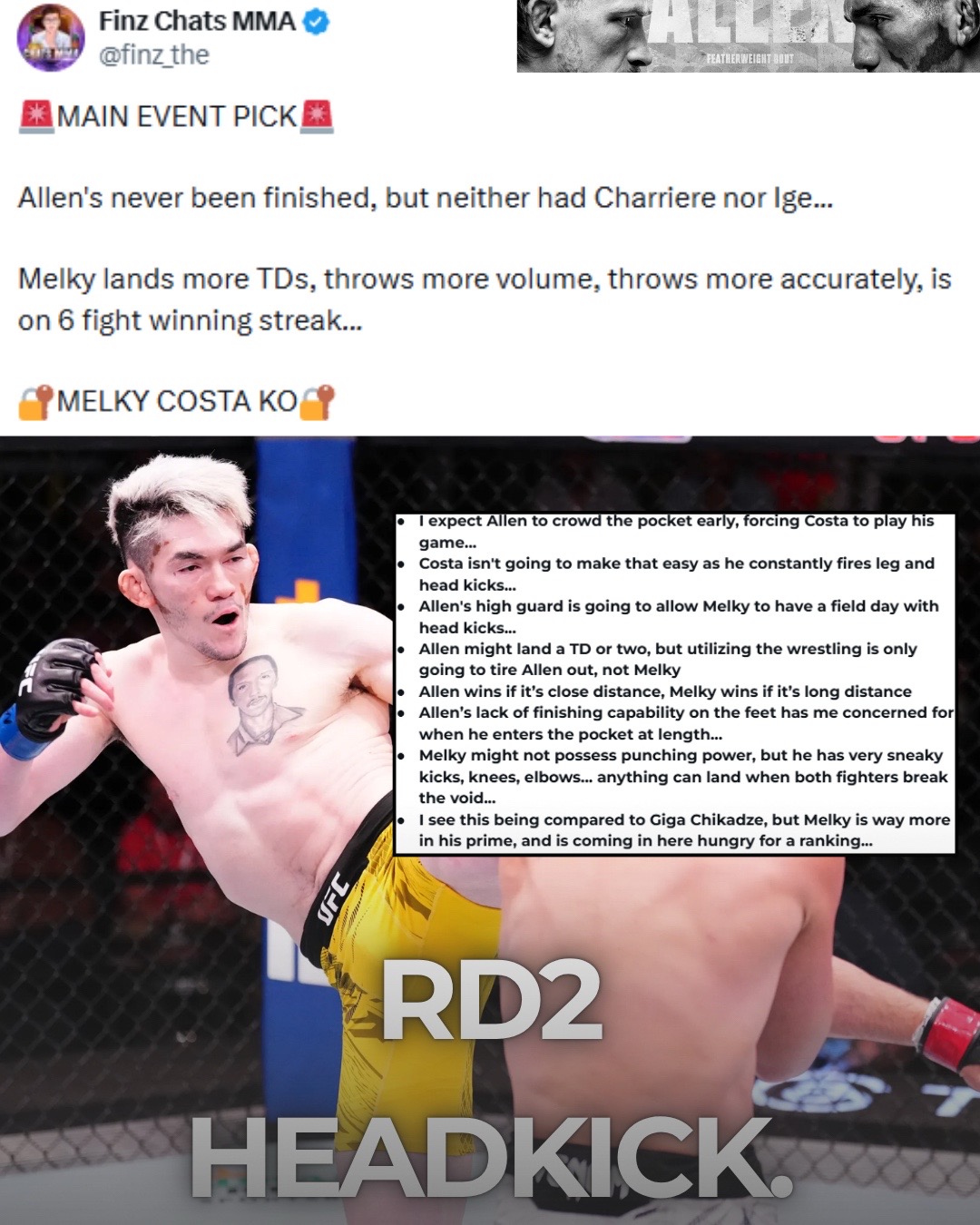 @Finz Chats MMA