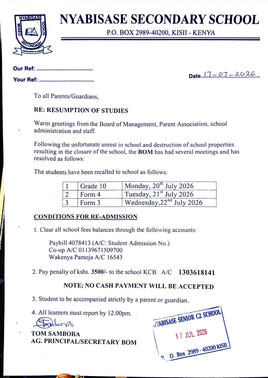 @Hon Bishop Marigwa -Kiongozi