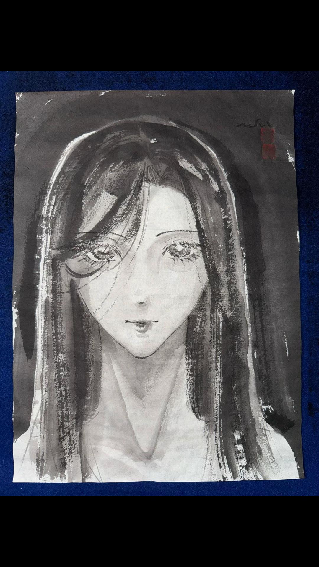 @まさい【うーちゃんちの墨絵画家】