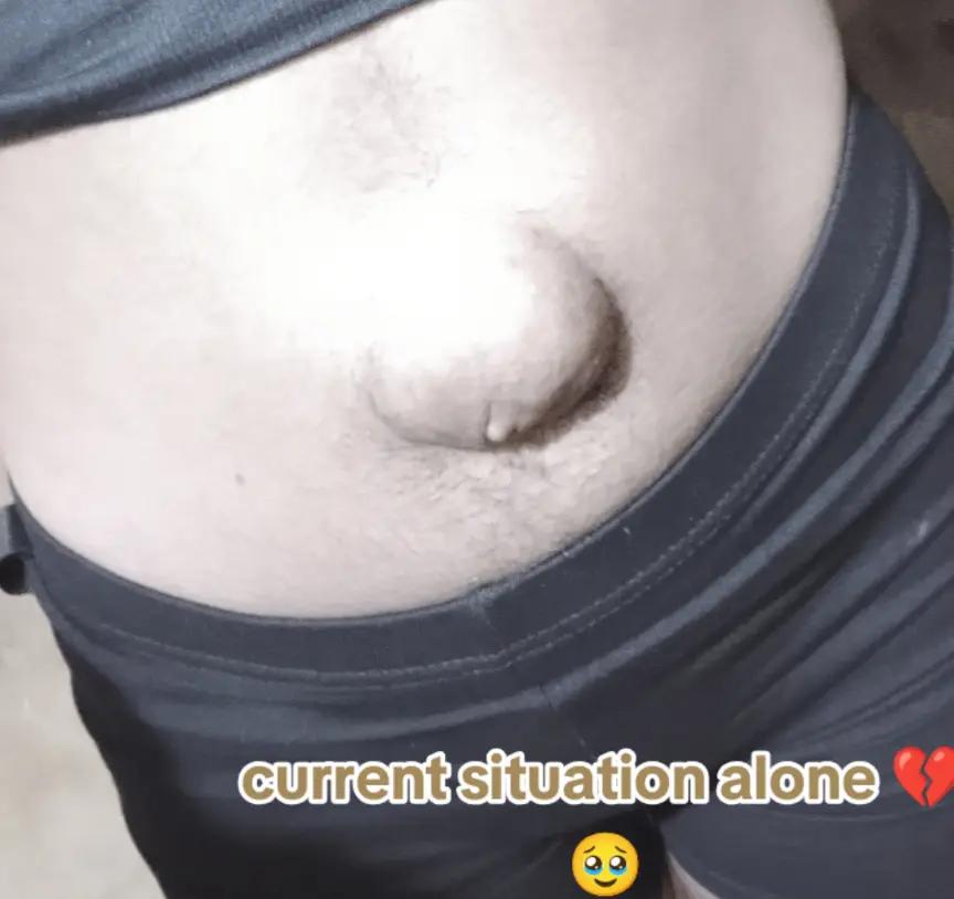 @Her navel