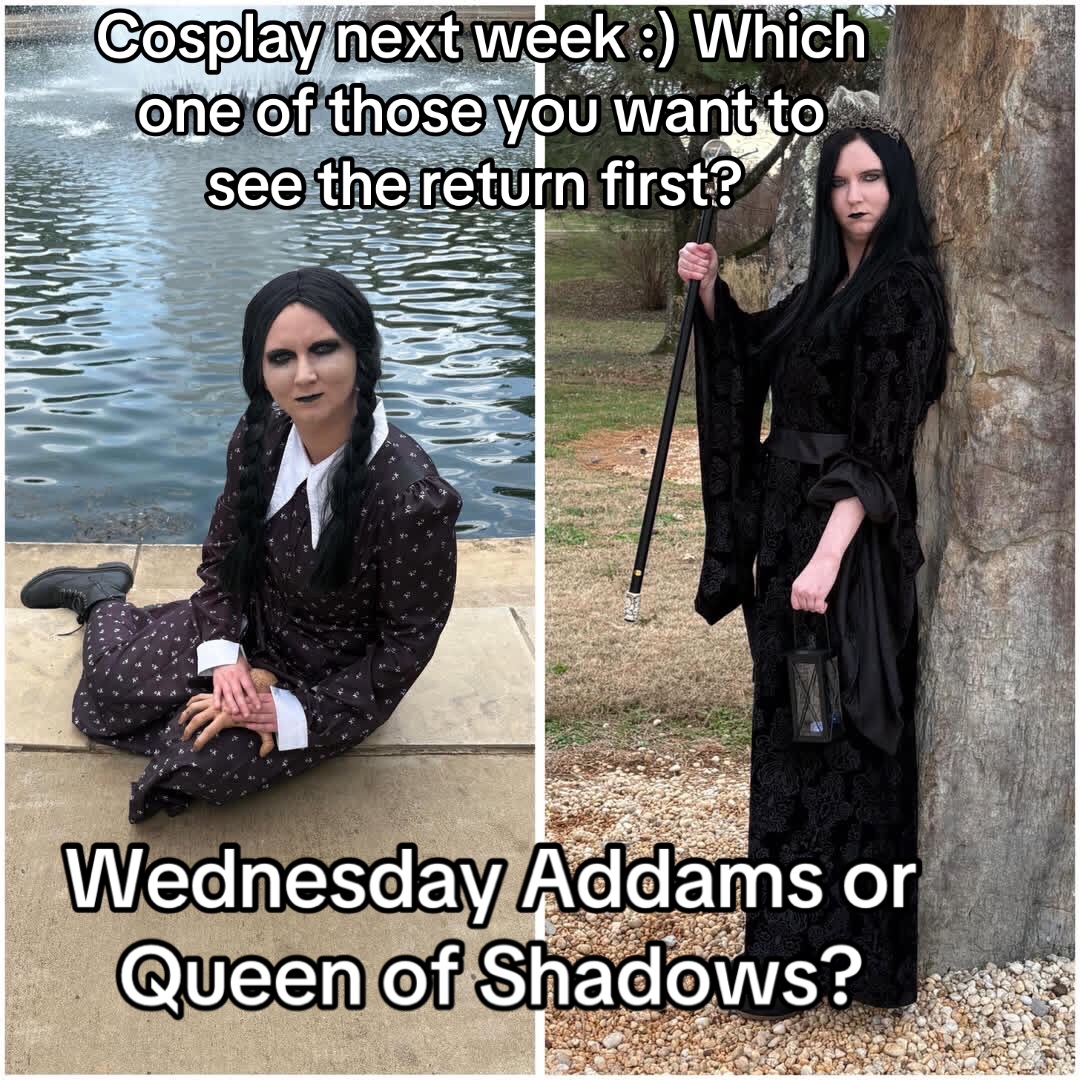 @Wednesday Addams Cosplayer🖤