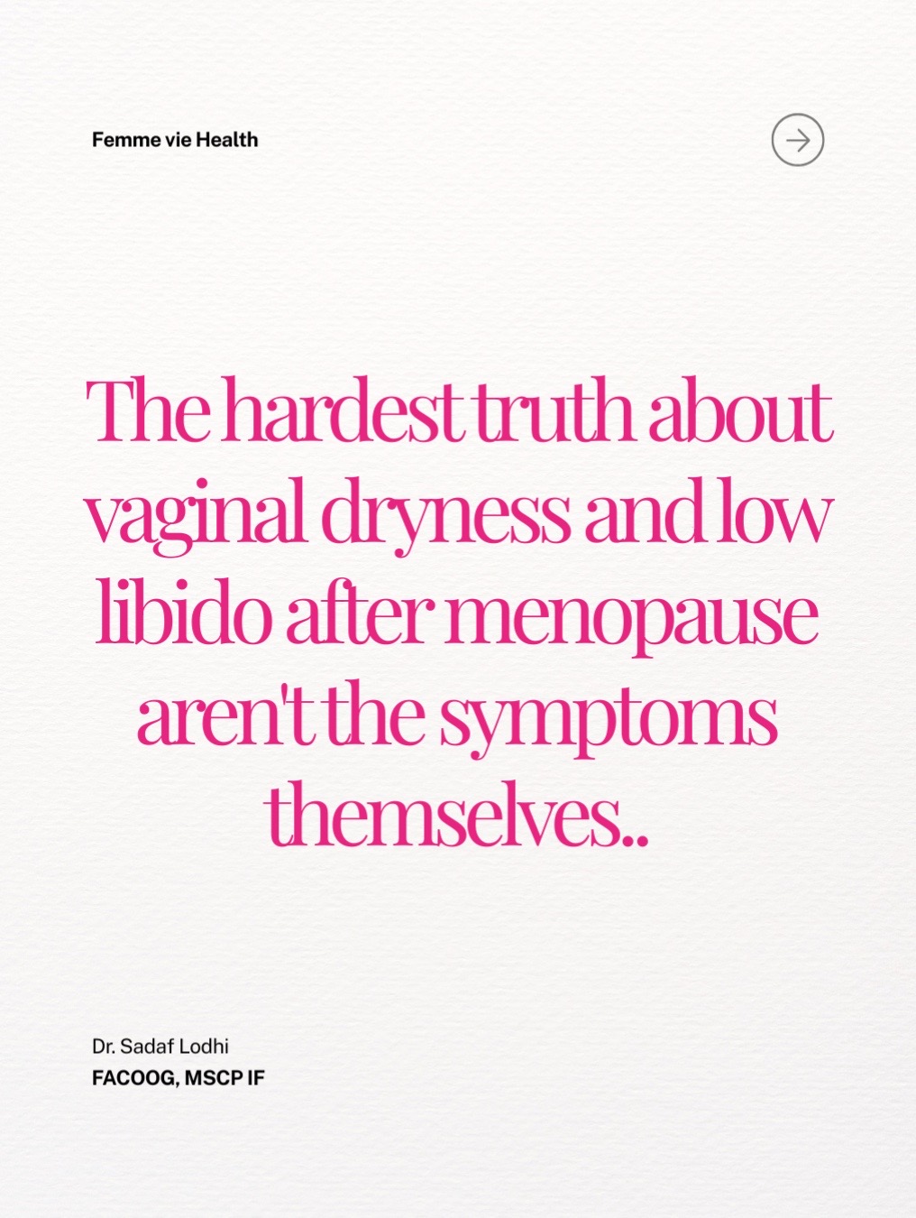 @Dr. Sadaf | OBGYN