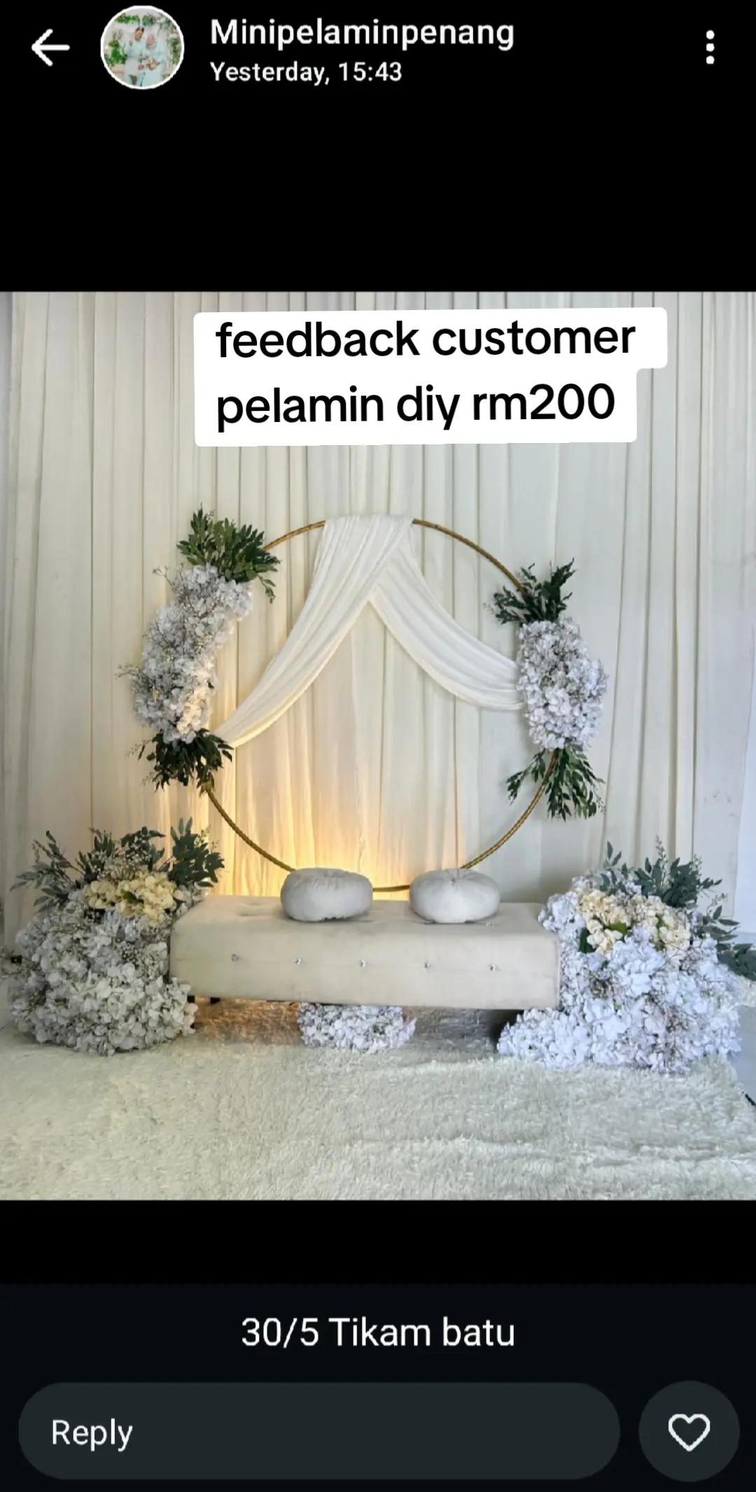 @Pelamin Murah Kulim