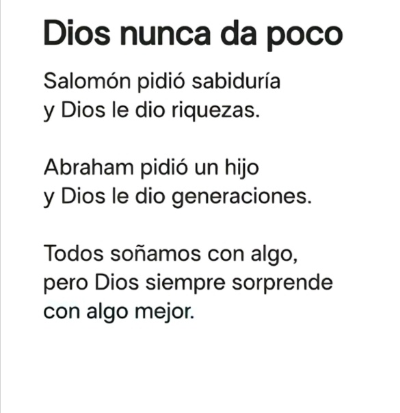 @todos se lo debo a Dios