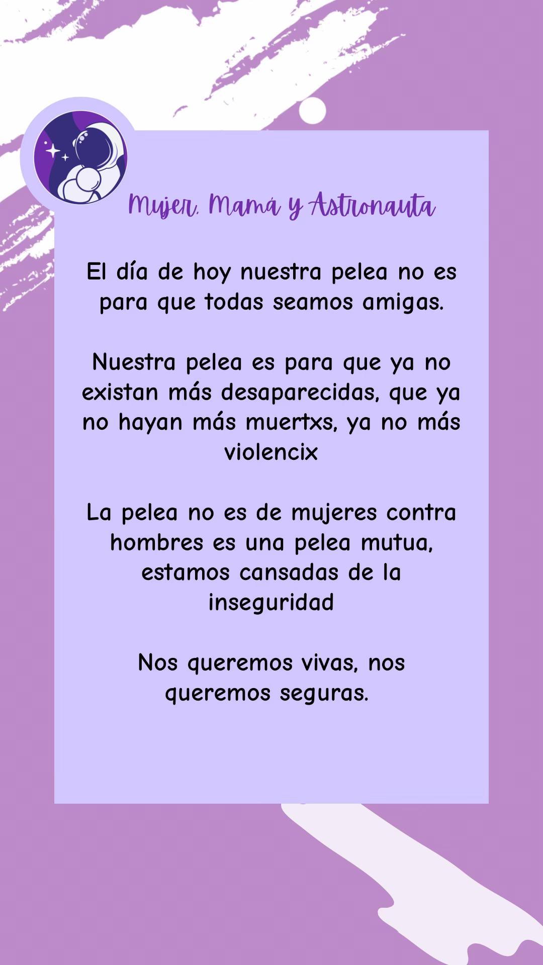 @Mujer, Mam&aacute; y Astronauta