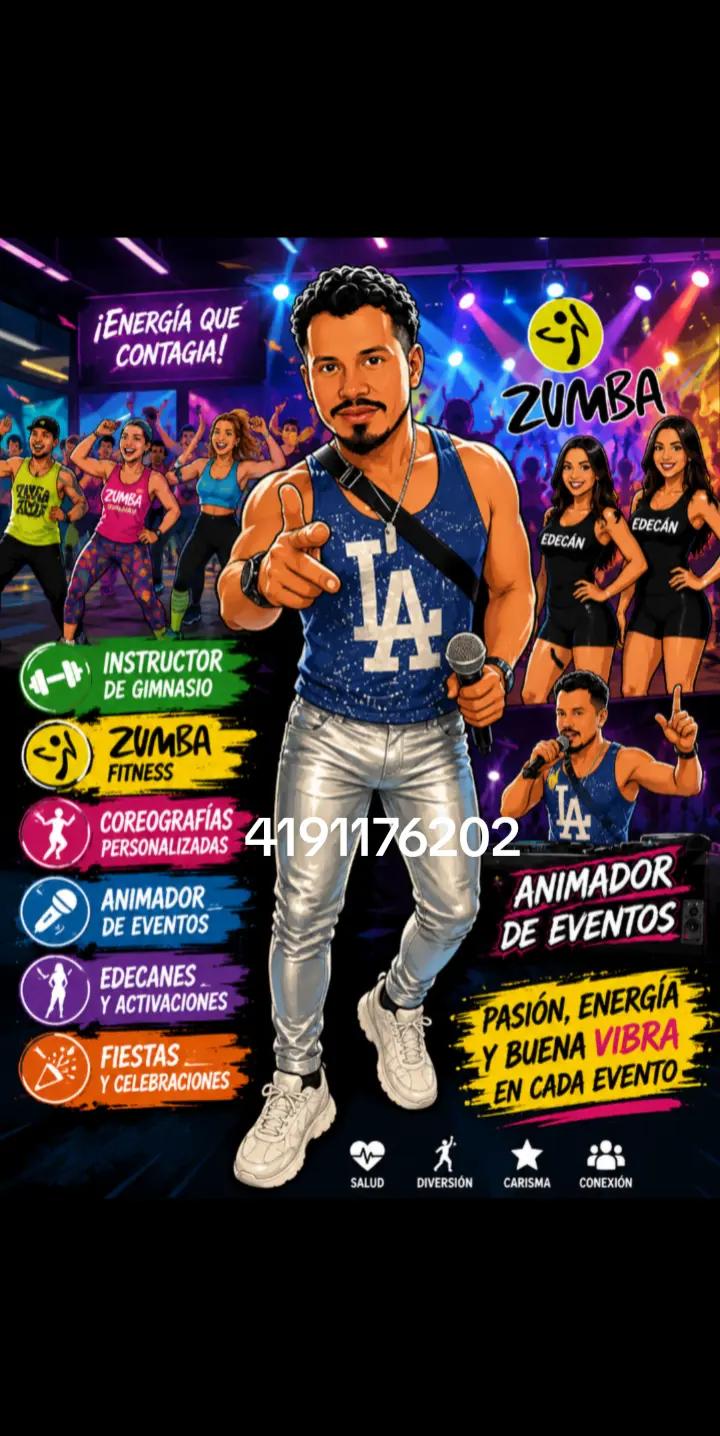 @instructor de zumba y espining