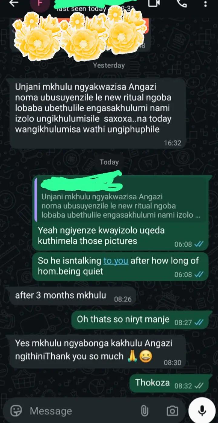 @Gogo mamoyo mazololo.