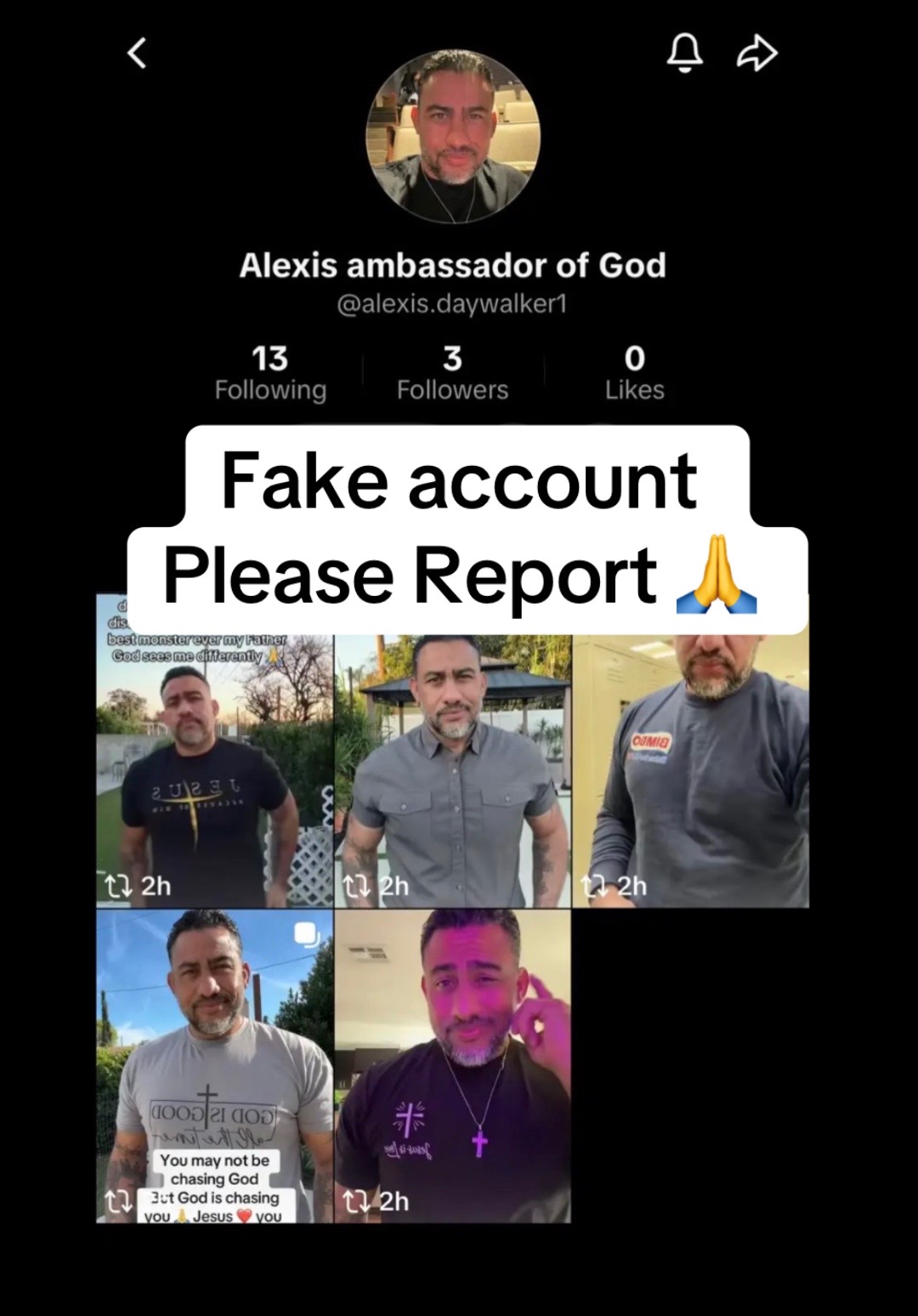@Alexis ambassador of God. ❌