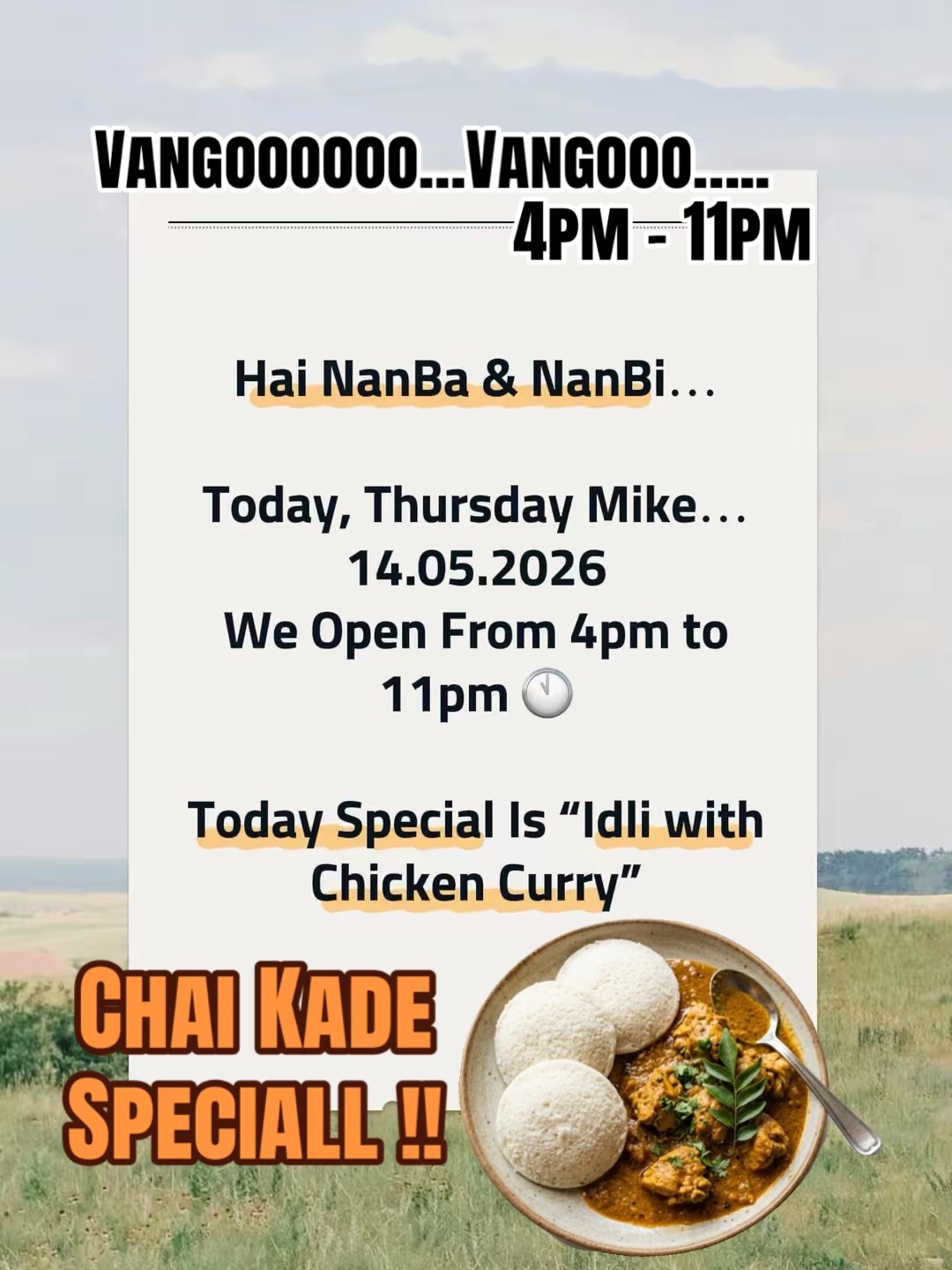 @Chai Kade