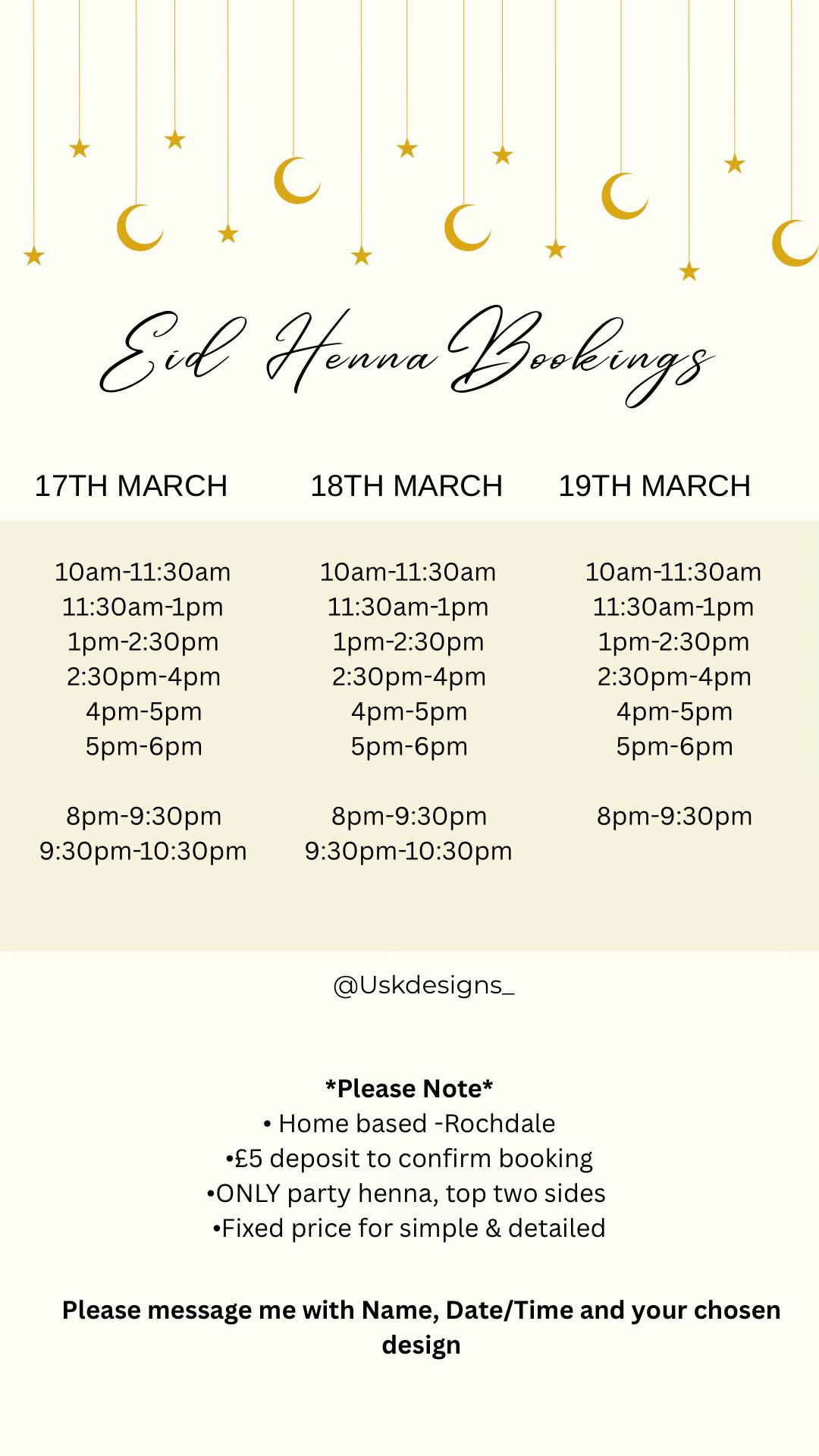 @SALMA-Rochdale Henna Artist