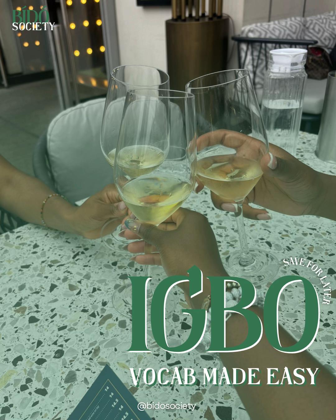 @Bido Ịsụ Igbo