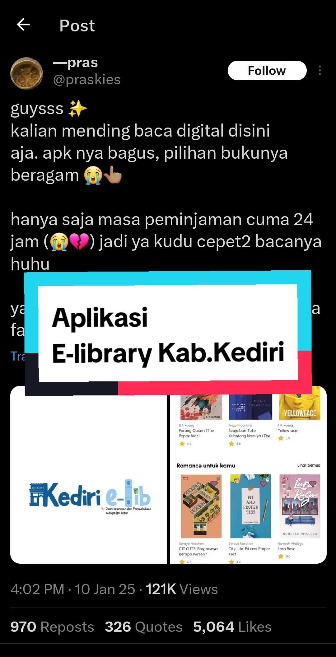 @dzata with book
