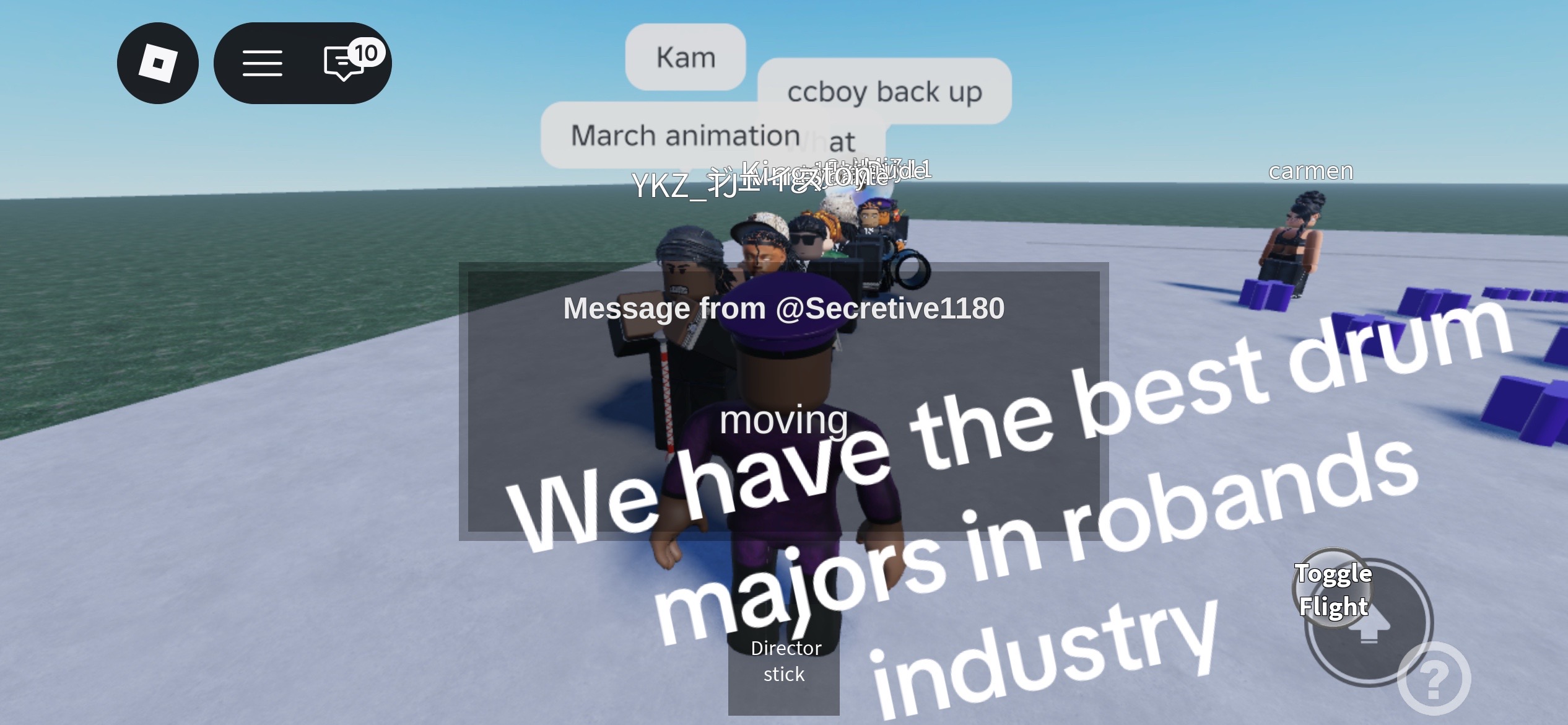 @Director of two rblx bands